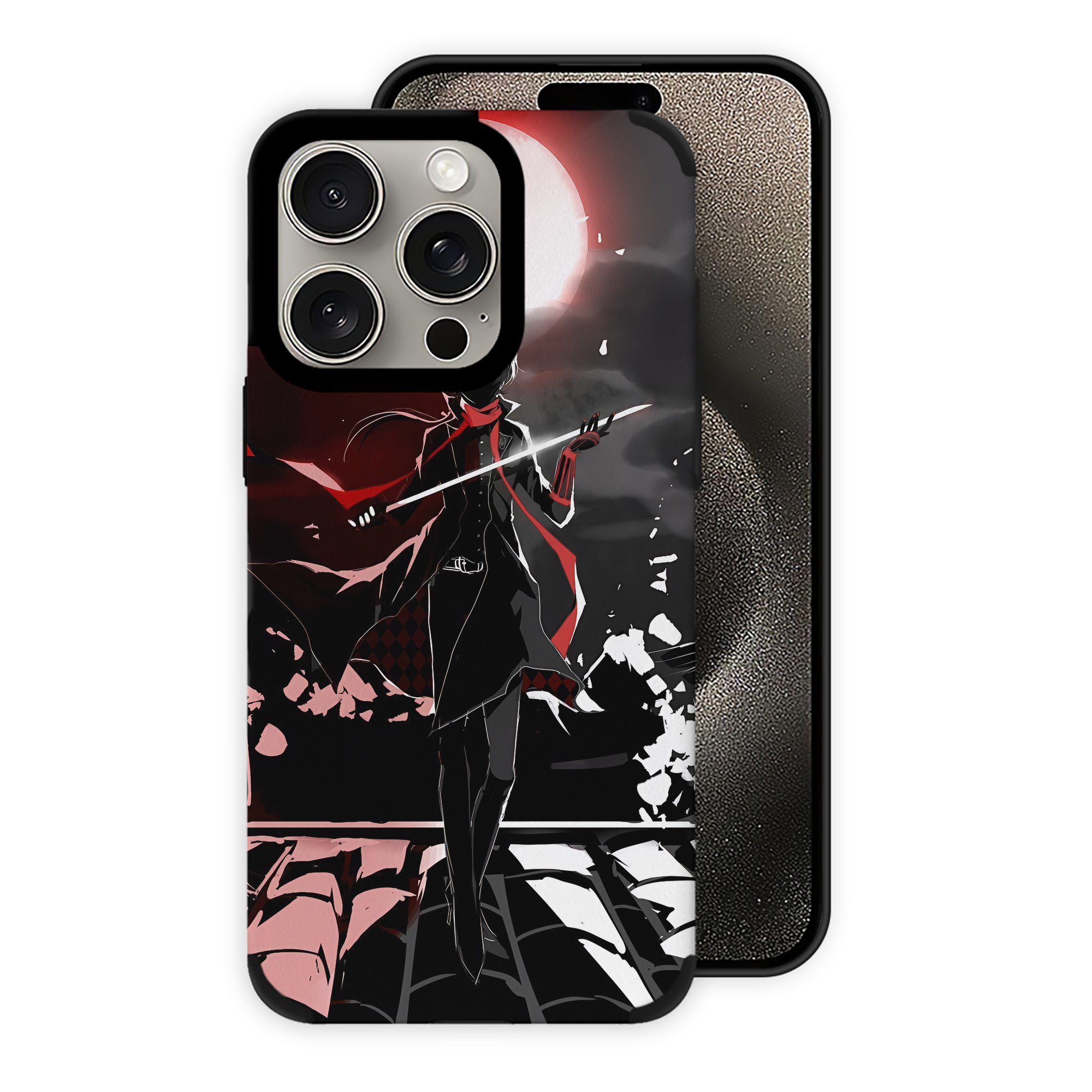 （画像用） 刀剣乱舞 Touken Ranbu 【iPhone15ProMax対応】 PUレザー スマホケース 耐衝撃＆黄変防止