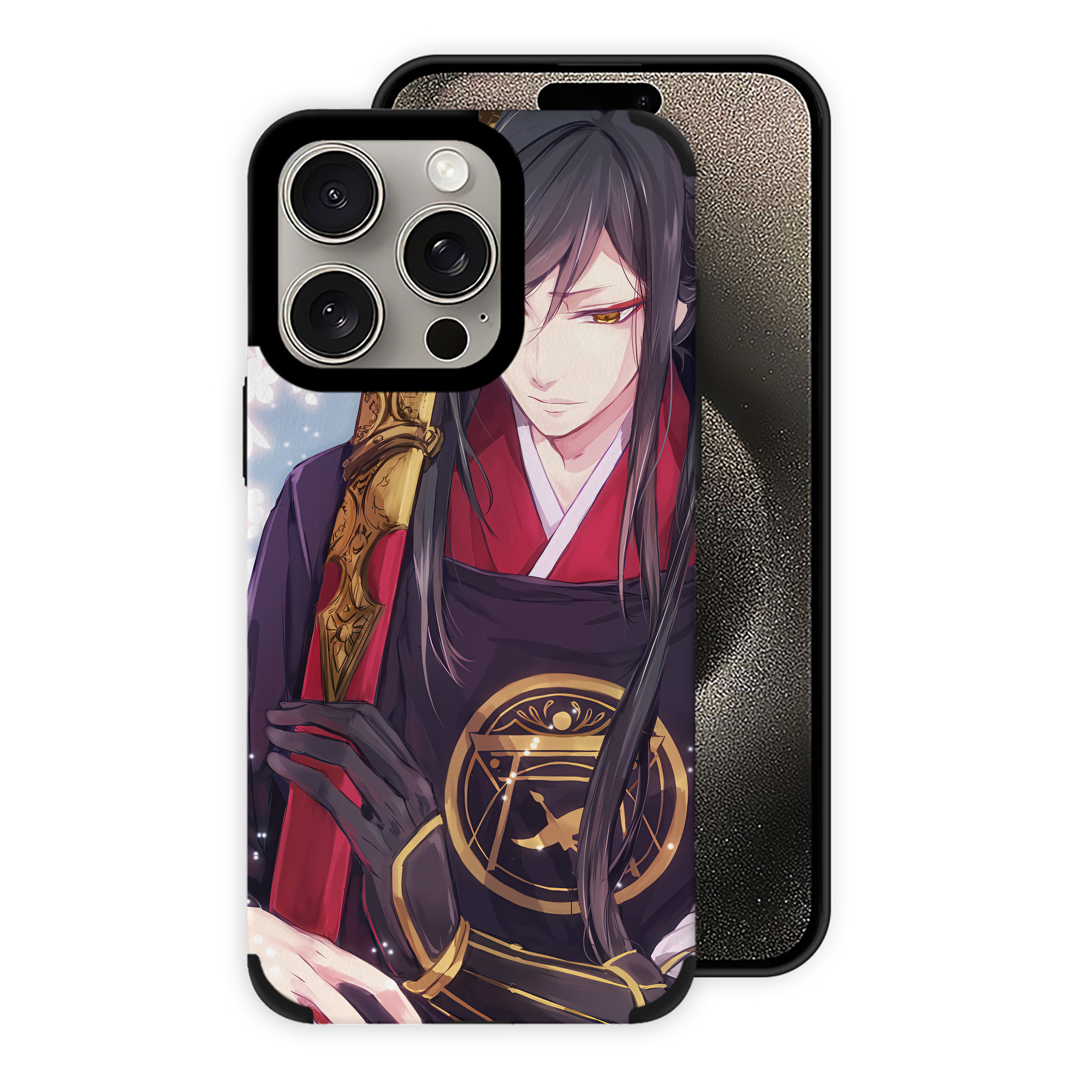 （画像用） 刀剣乱舞 Touken Ranbu 【iPhone15ProMax対応】 PUレザー スマホケース 耐衝撃＆黄変防止