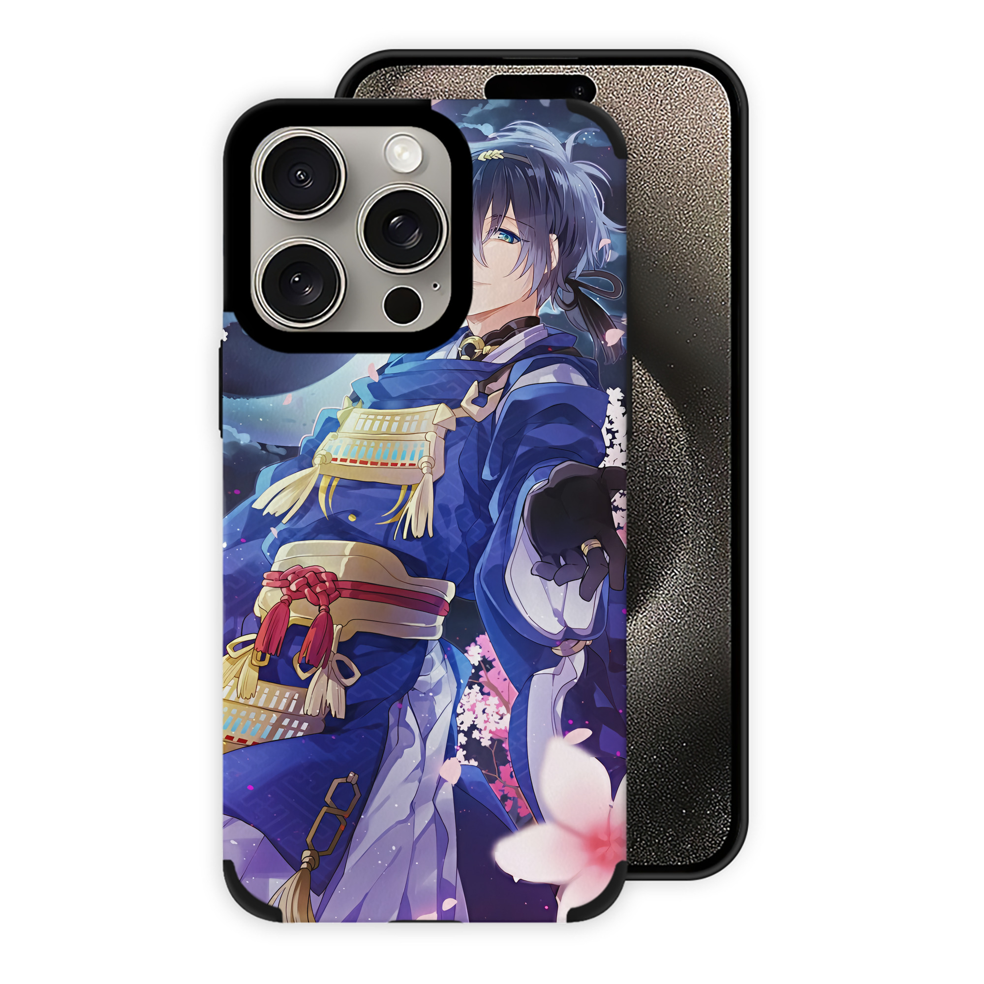 （画像用） 刀剣乱舞 Touken Ranbu 【iPhone15ProMax対応】 PUレザー スマホケース 耐衝撃＆黄変防止