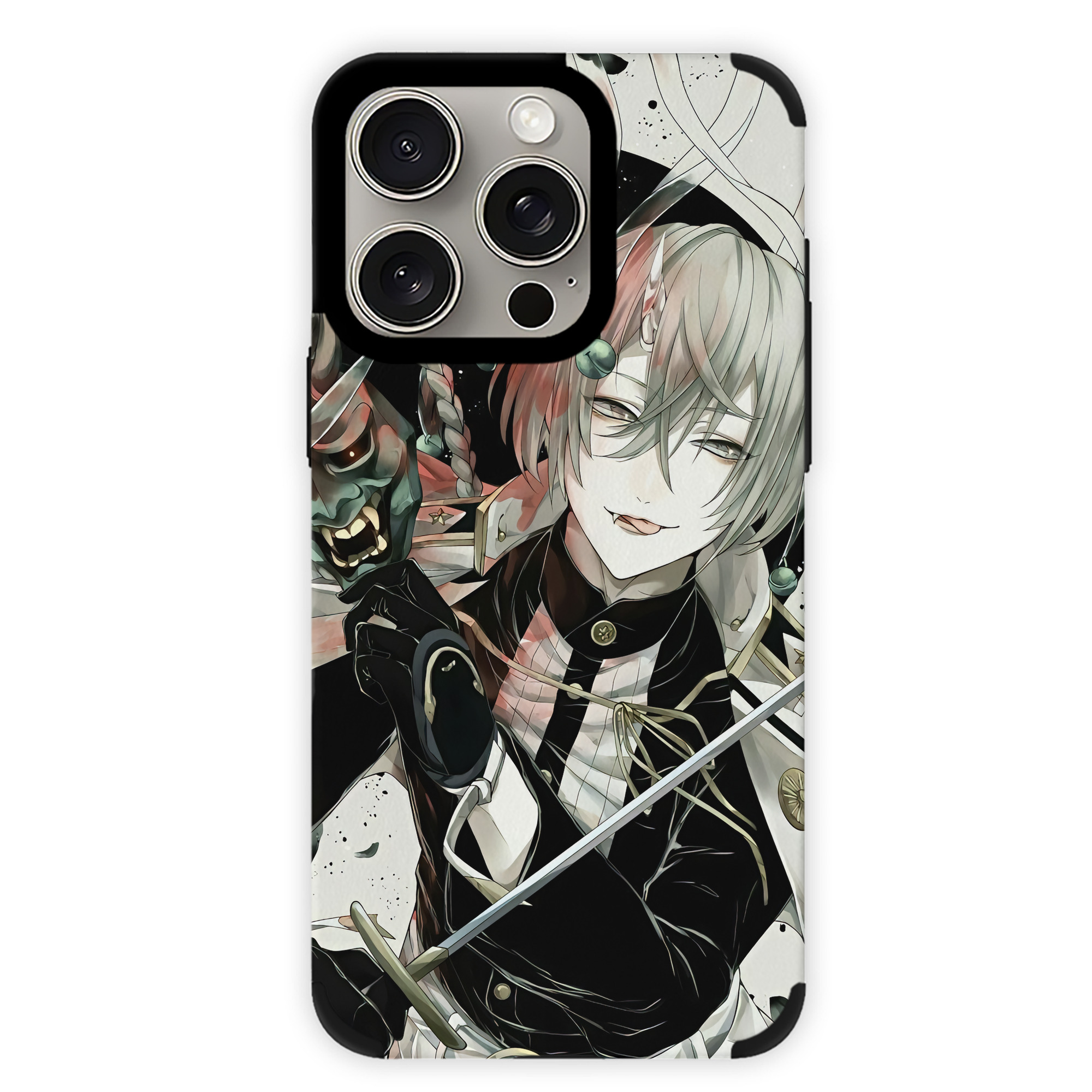 （画像用） 刀剣乱舞 Touken Ranbu 【iPhone15ProMax対応】 PUレザー スマホケース 耐衝撃＆黄変防止