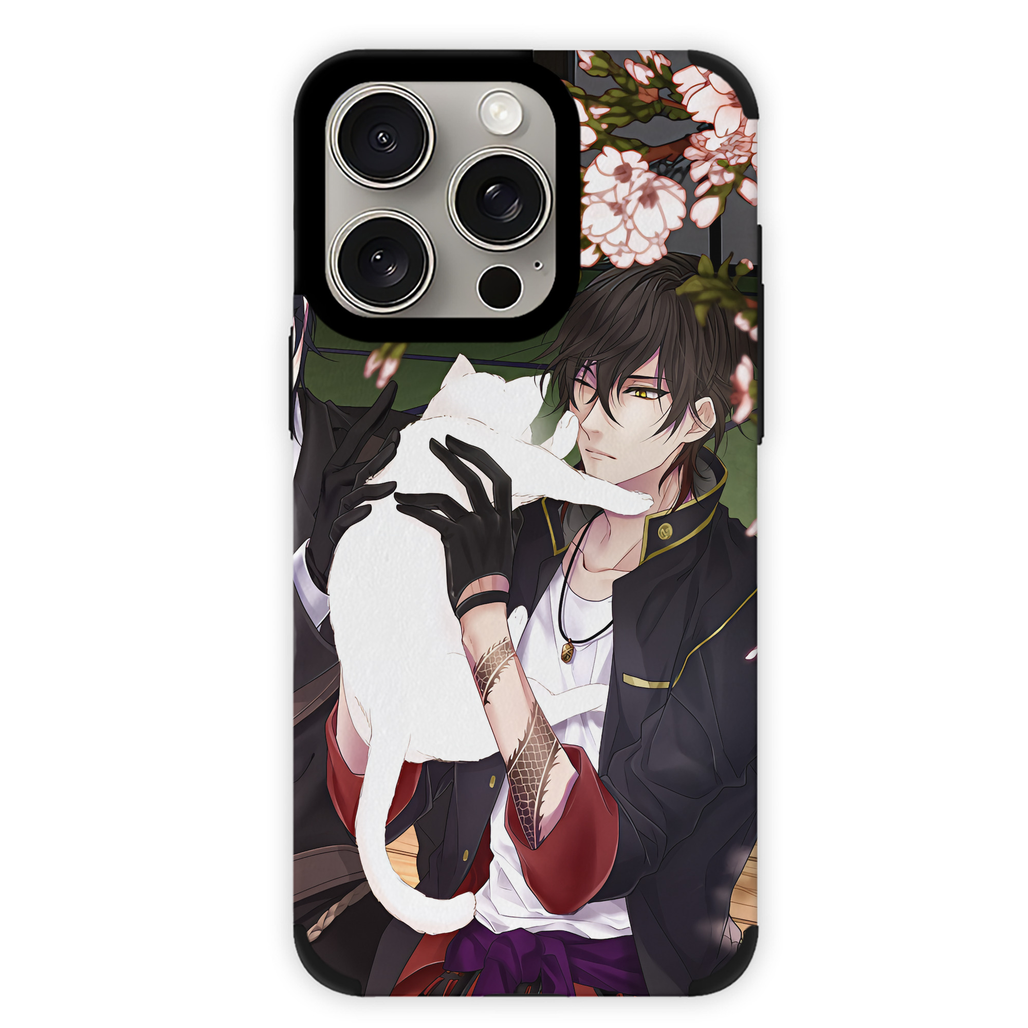 （画像用） 刀剣乱舞 Touken Ranbu 【iPhone15ProMax対応】 PUレザー スマホケース 耐衝撃＆黄変防止