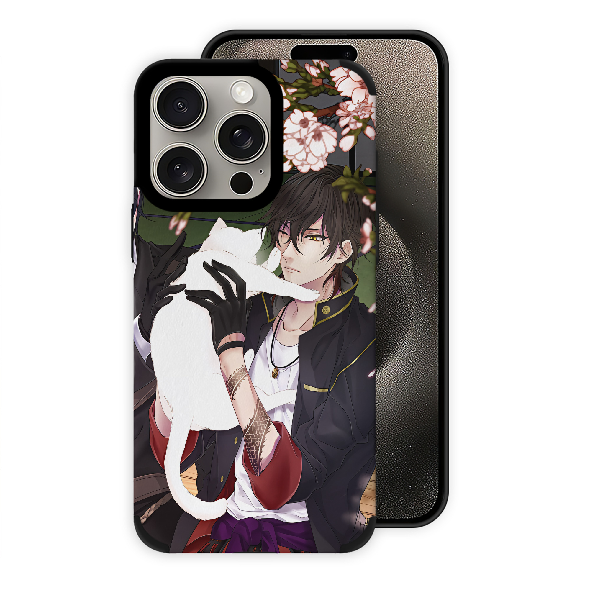 （画像用） 刀剣乱舞 Touken Ranbu 【iPhone15ProMax対応】 PUレザー スマホケース 耐衝撃＆黄変防止