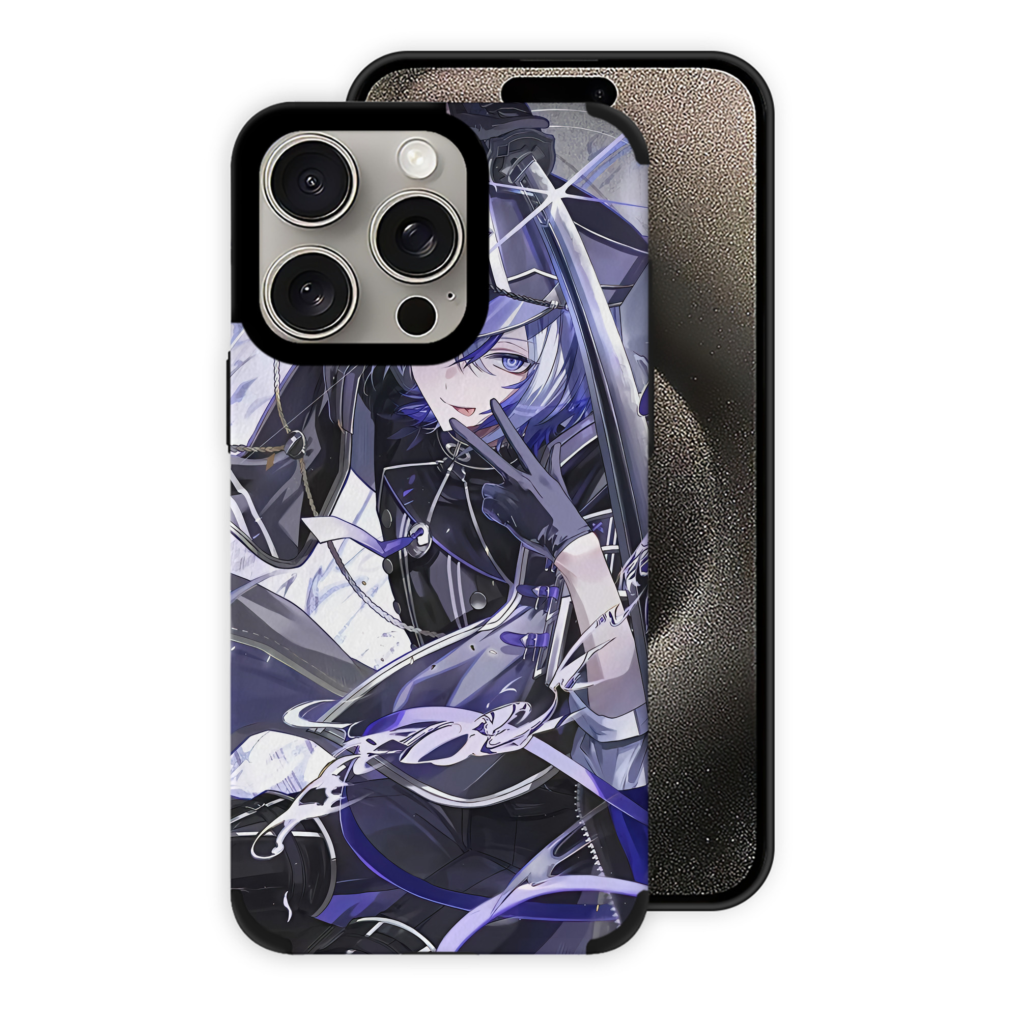 （画像用） 刀剣乱舞 Touken Ranbu 【iPhone15ProMax対応】 PUレザー スマホケース 耐衝撃＆黄変防止