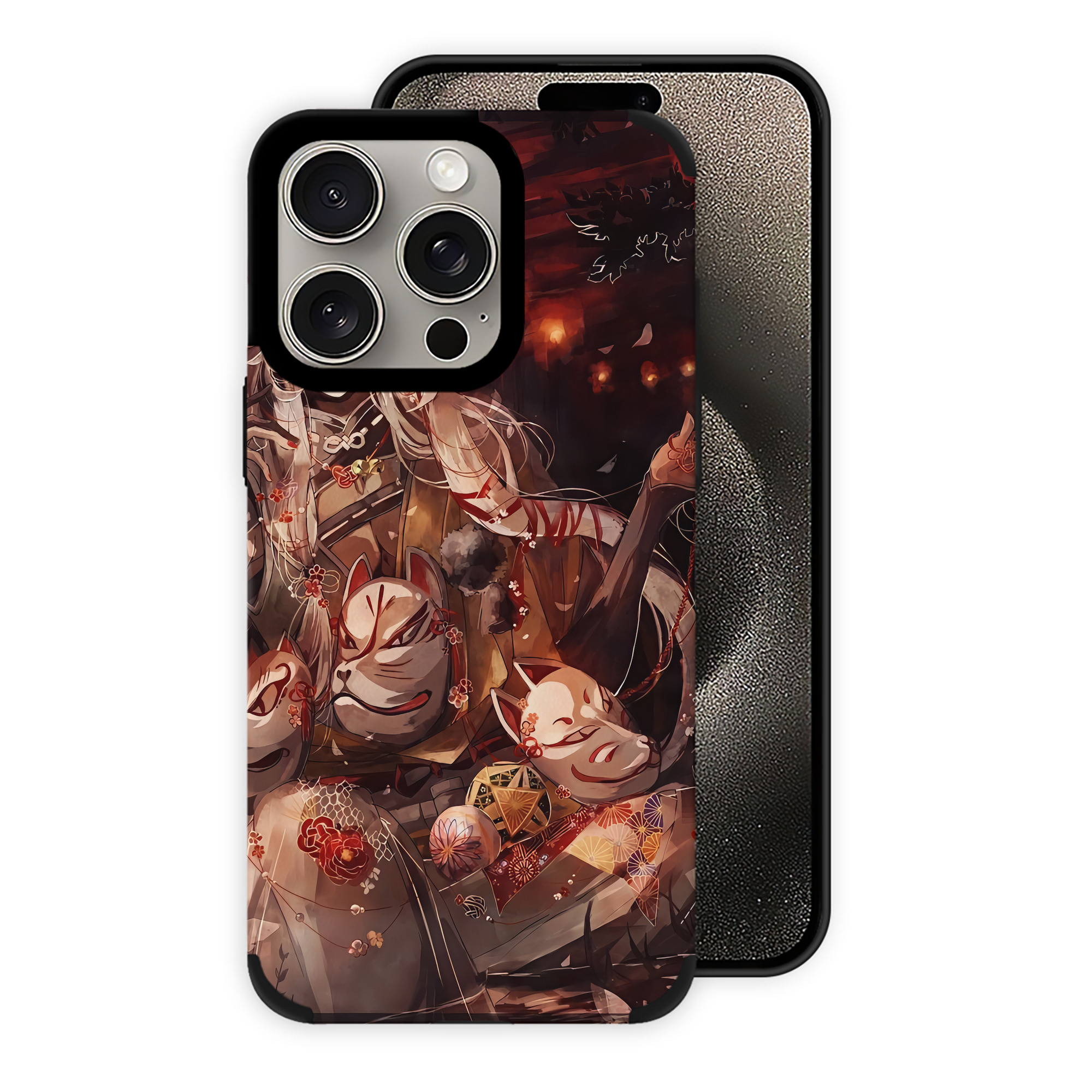 （画像用） 刀剣乱舞 Touken Ranbu 【iPhone15ProMax対応】 PUレザー スマホケース 耐衝撃＆黄変防止