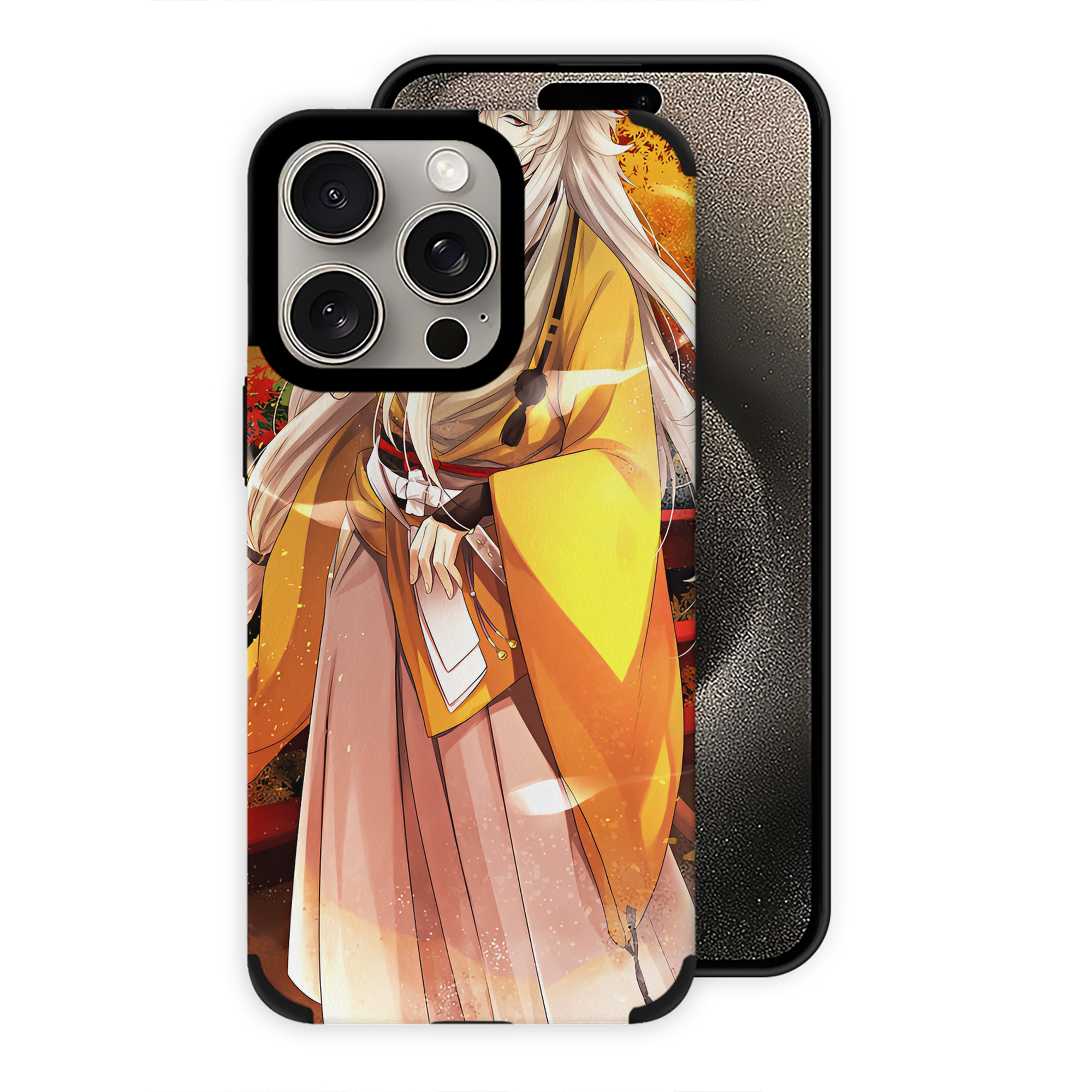 （画像用） 刀剣乱舞 Touken Ranbu 【iPhone15ProMax対応】 PUレザー スマホケース 耐衝撃＆黄変防止