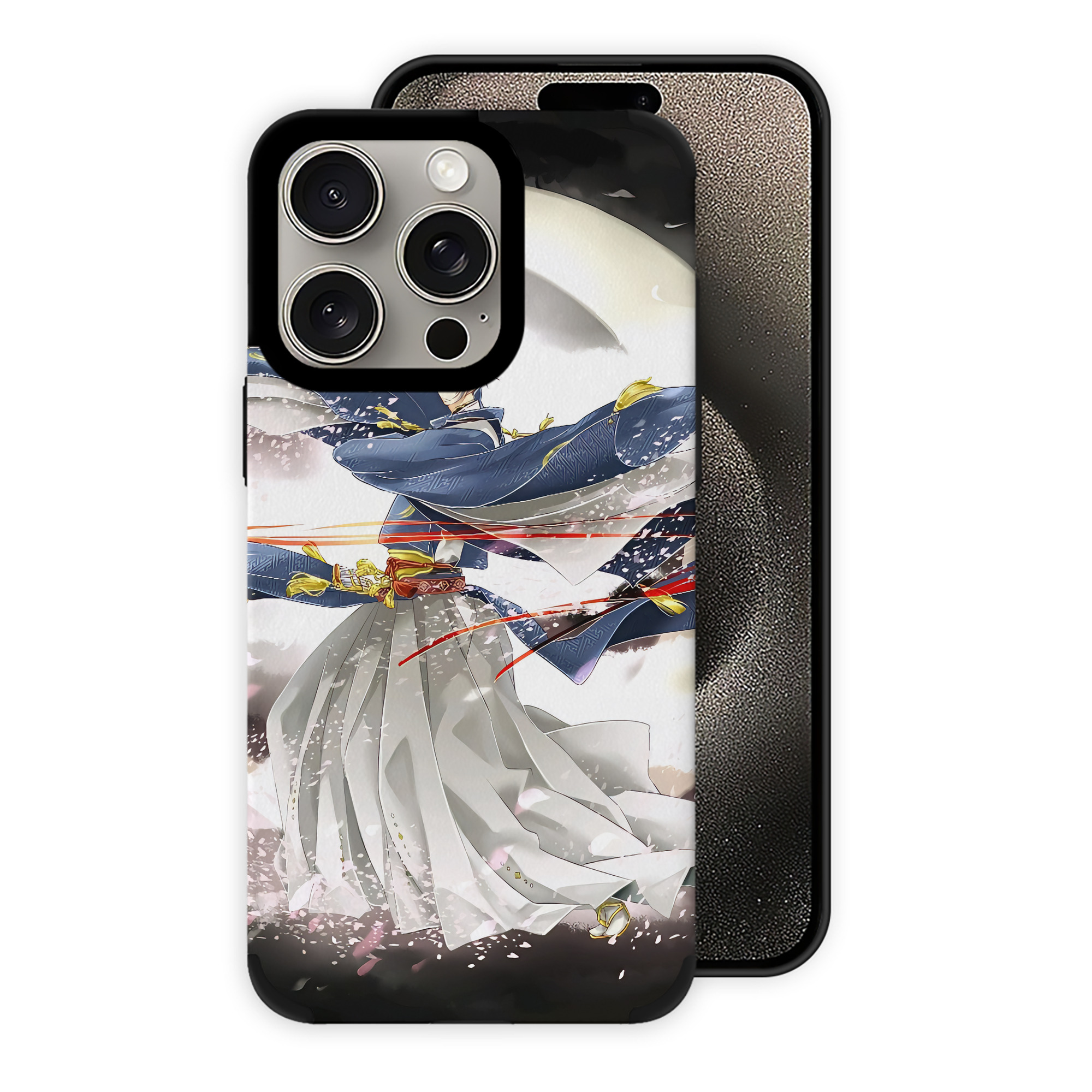 （画像用） 刀剣乱舞 Touken Ranbu 【iPhone15ProMax対応】 PUレザー スマホケース 耐衝撃＆黄変防止