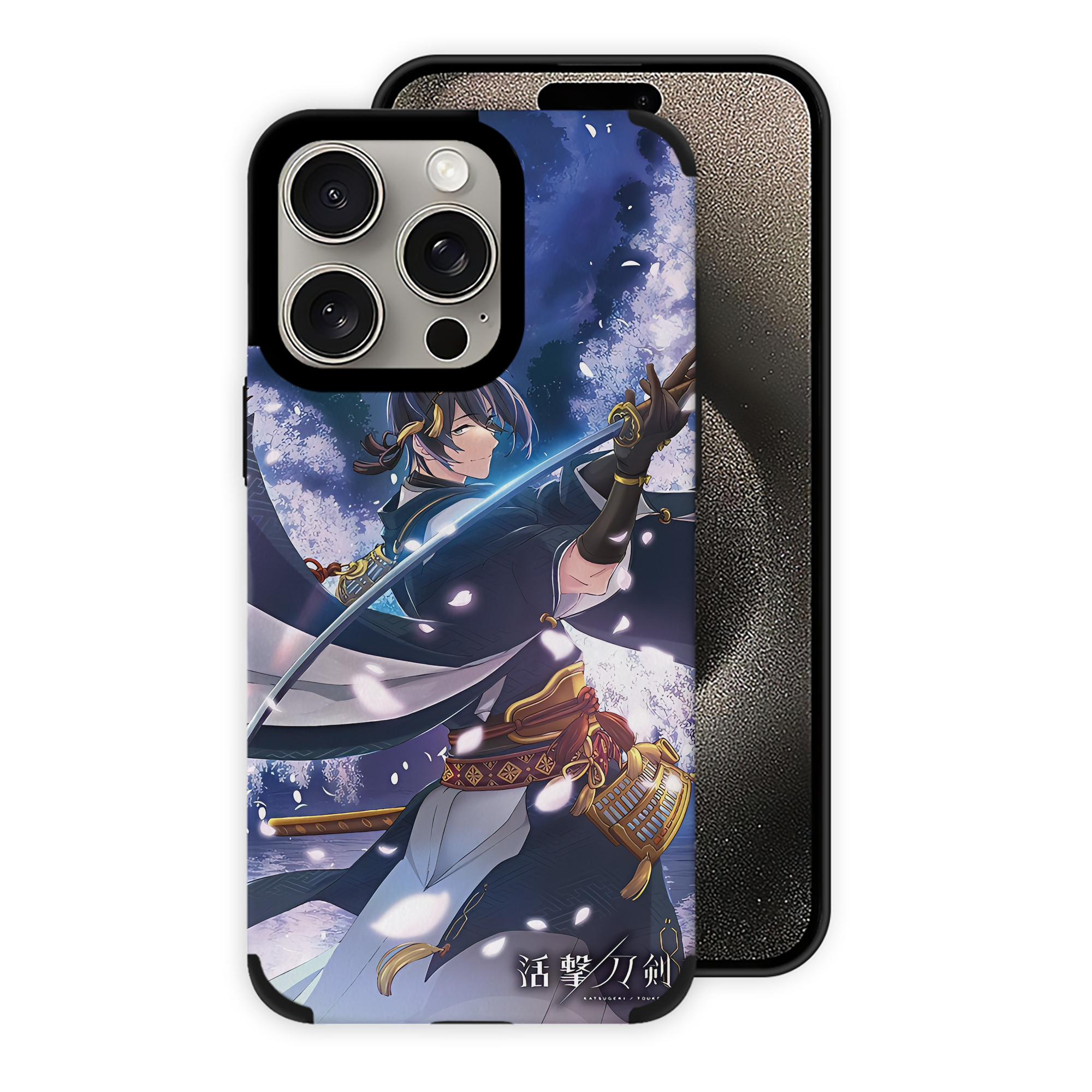 （画像用） 刀剣乱舞 Touken Ranbu 【iPhone15ProMax対応】 PUレザー スマホケース 耐衝撃＆黄変防止