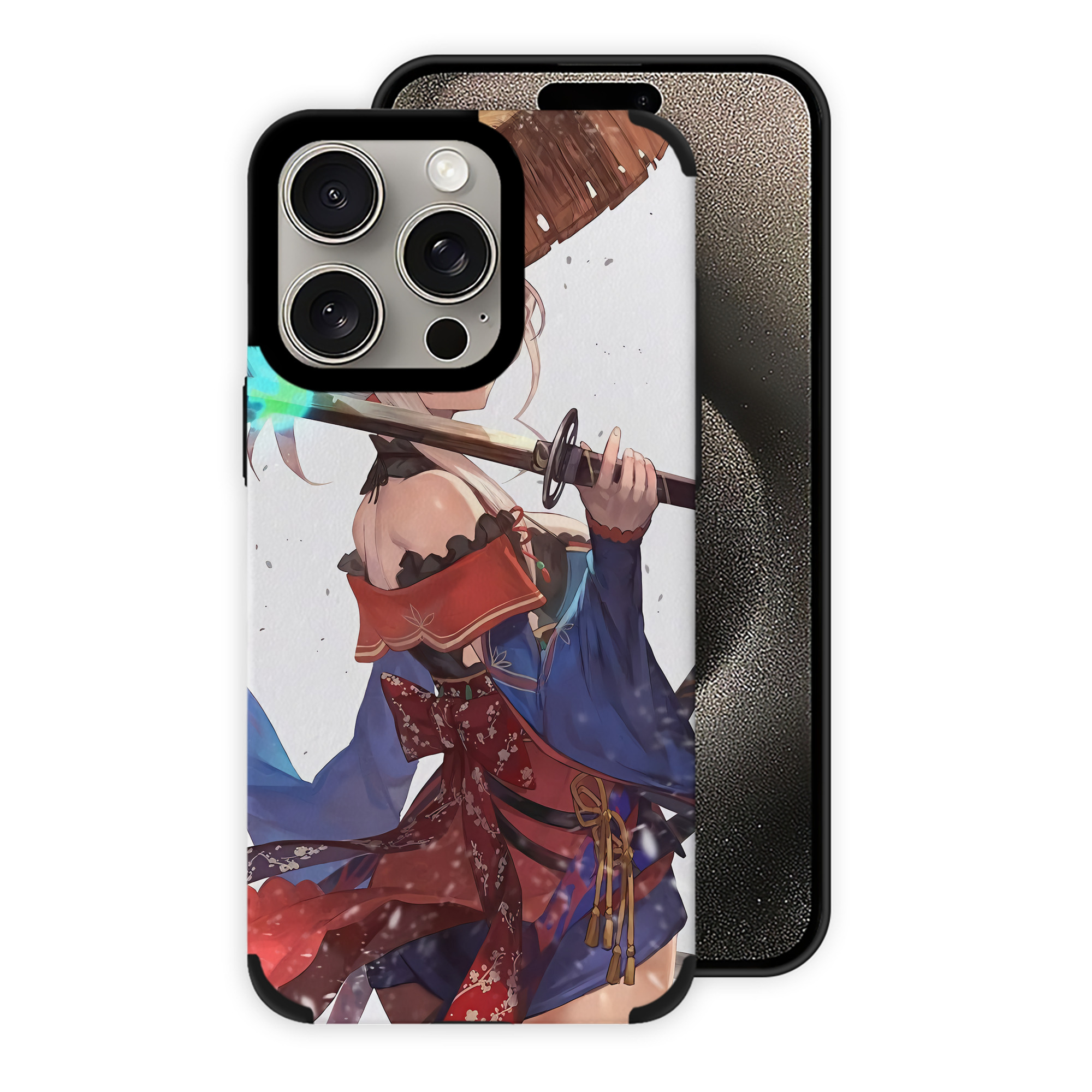 （画像用） 刀剣乱舞 Touken Ranbu 【iPhone15ProMax対応】 PUレザー スマホケース 耐衝撃＆黄変防止