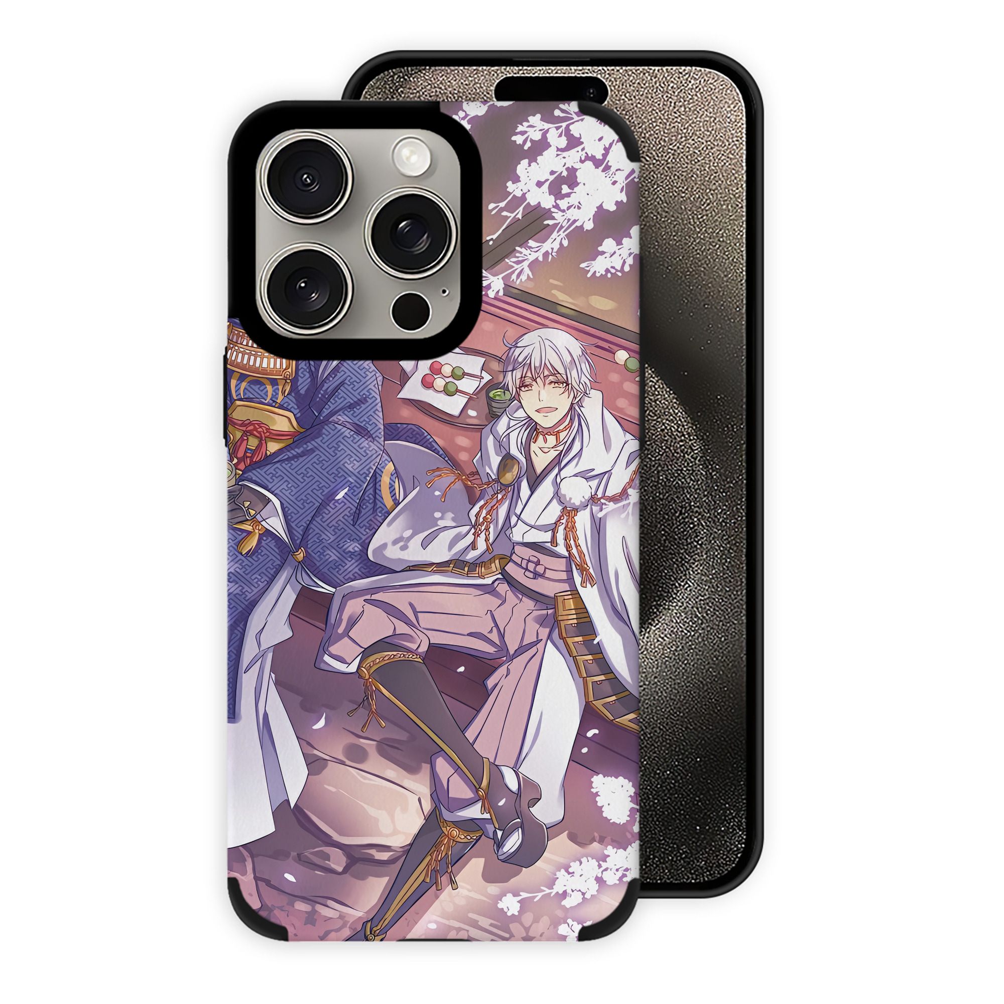 （画像用） 刀剣乱舞 Touken Ranbu 【iPhone15ProMax対応】 PUレザー スマホケース 耐衝撃＆黄変防止
