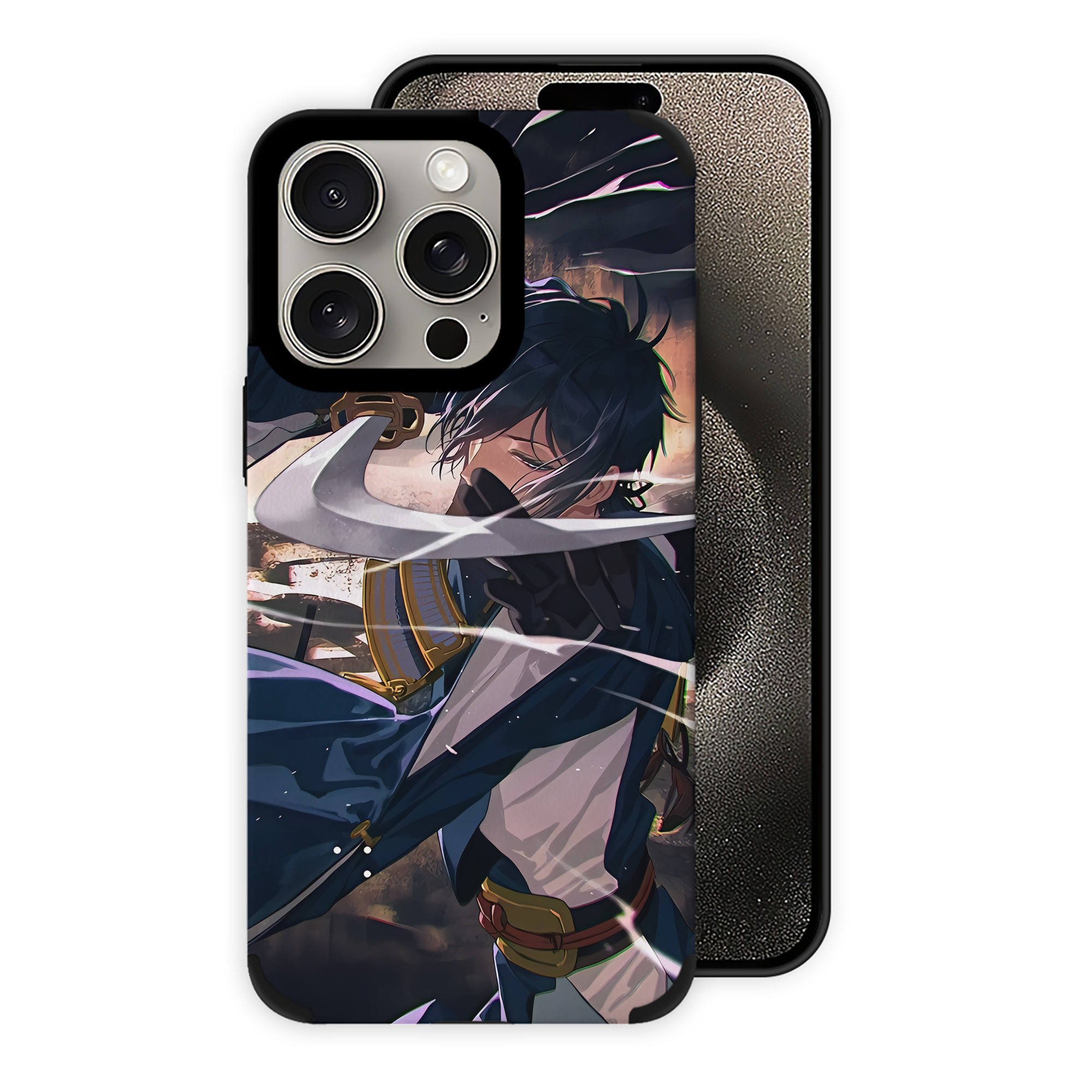 （画像用） 刀剣乱舞 Touken Ranbu 【iPhone15ProMax対応】 PUレザー スマホケース 耐衝撃＆黄変防止
