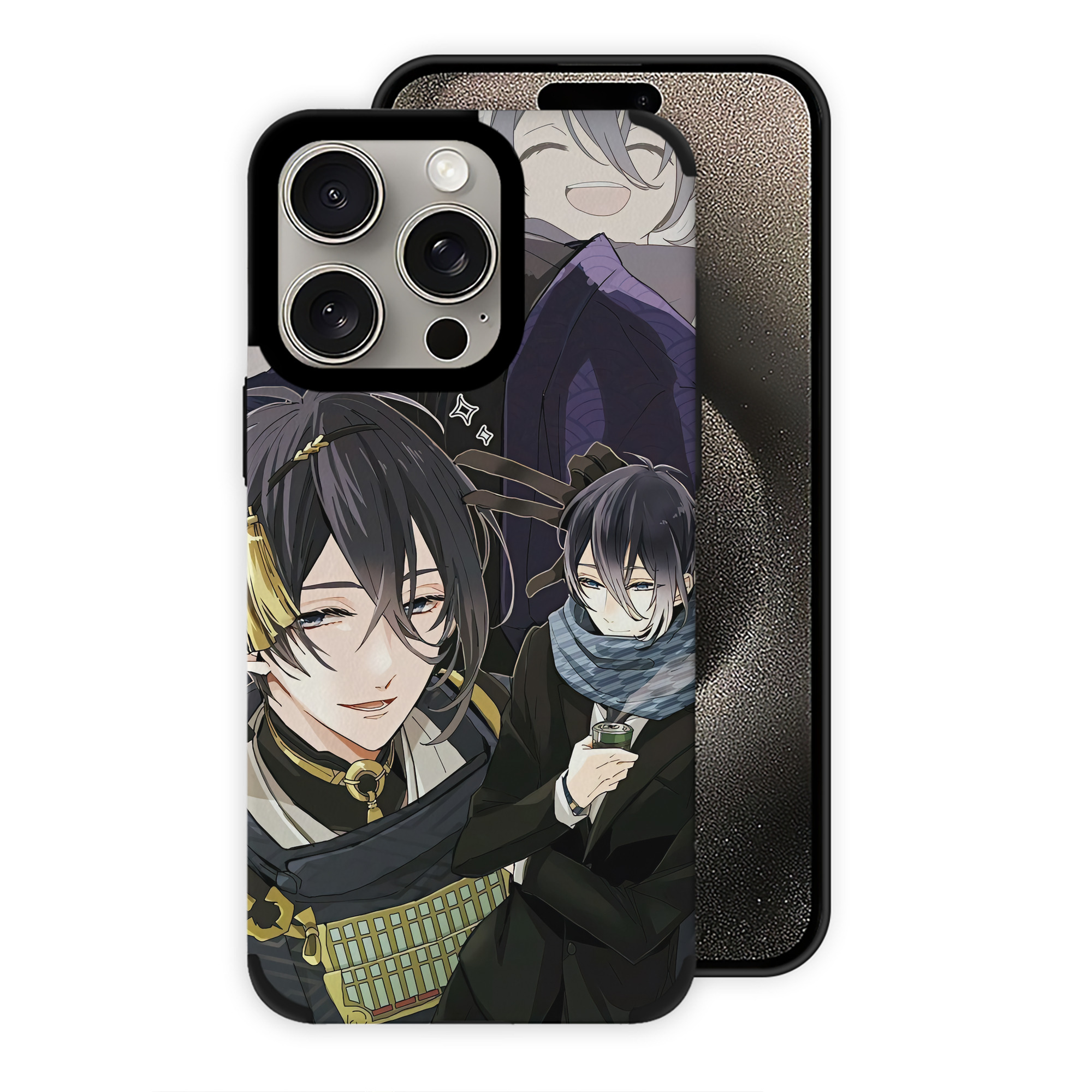（画像用） 刀剣乱舞 Touken Ranbu 【iPhone15ProMax対応】 PUレザー スマホケース 耐衝撃＆黄変防止
