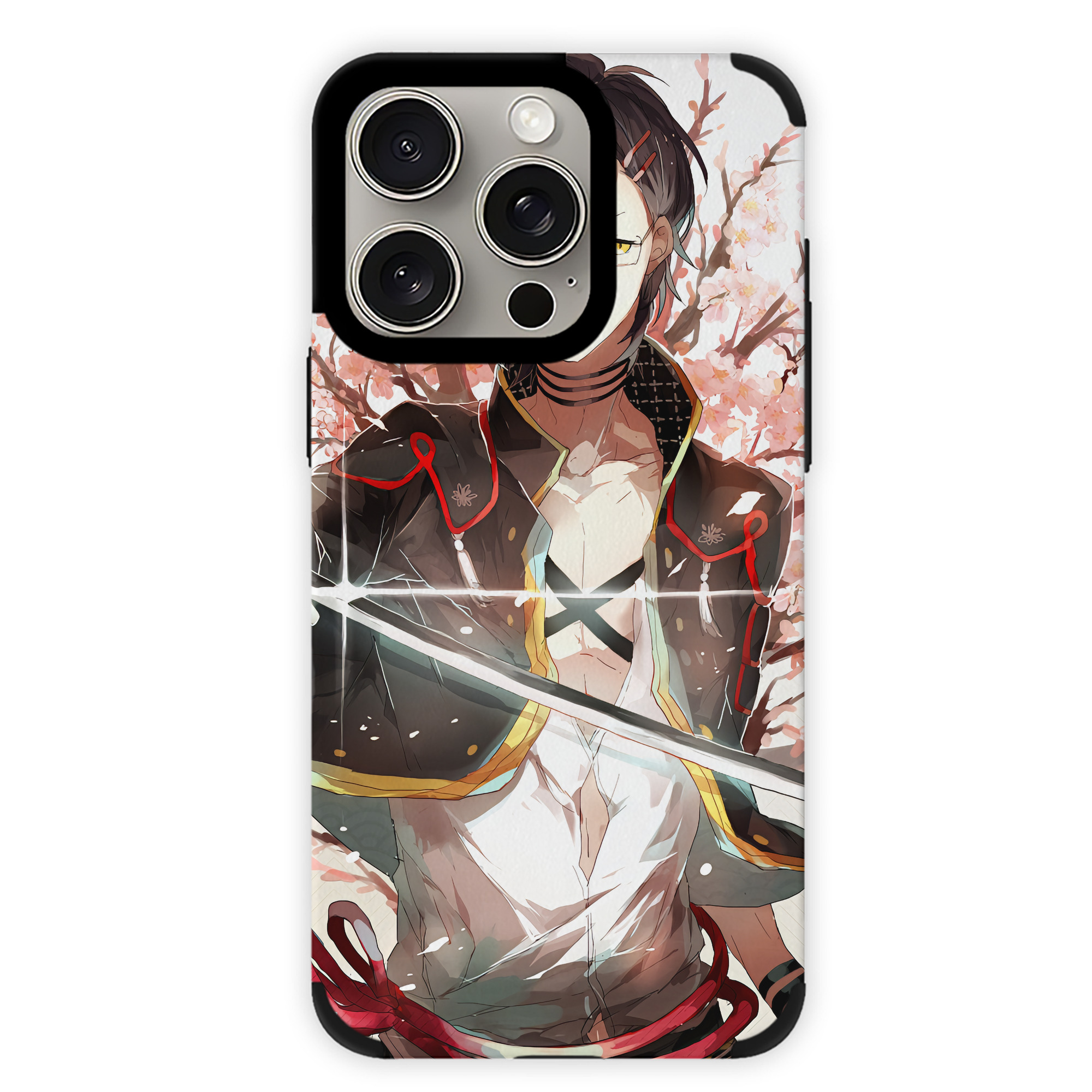 （画像用） 刀剣乱舞 Touken Ranbu 【iPhone15ProMax対応】 PUレザー スマホケース 耐衝撃＆黄変防止