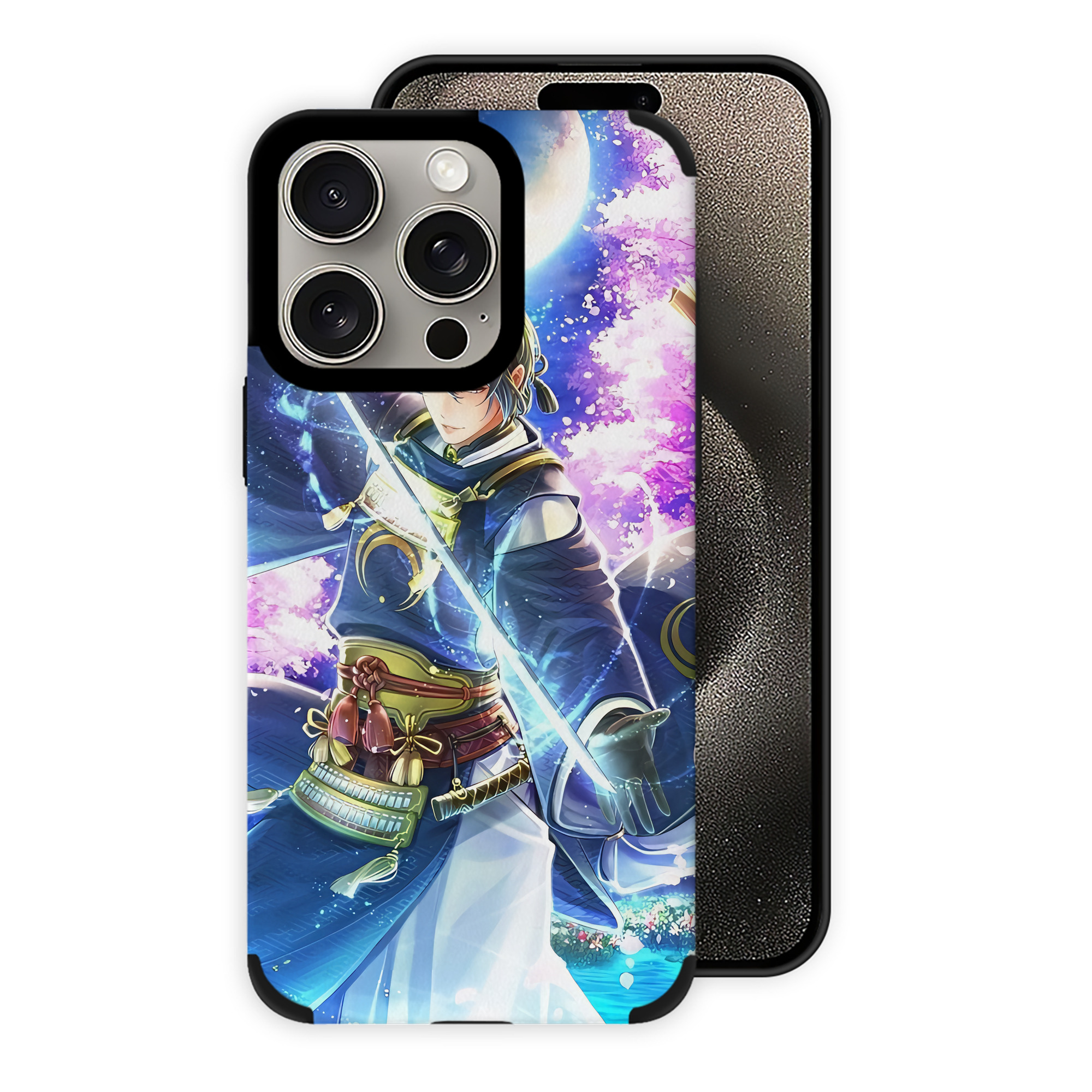 （画像用） 刀剣乱舞 Touken Ranbu 【iPhone15ProMax対応】 PUレザー スマホケース 耐衝撃＆黄変防止
