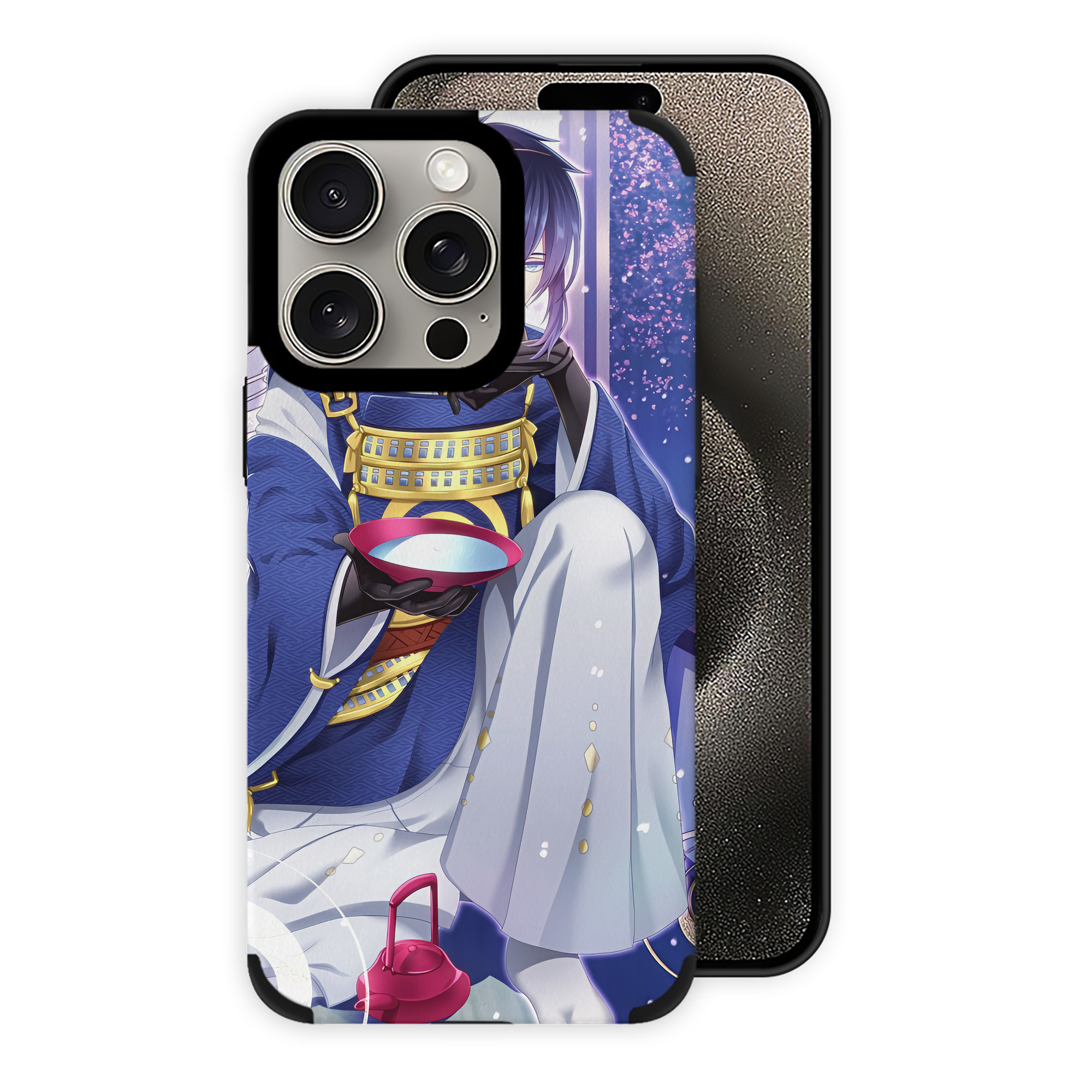 （画像用） 刀剣乱舞 Touken Ranbu 【iPhone15ProMax対応】 PUレザー スマホケース 耐衝撃＆黄変防止