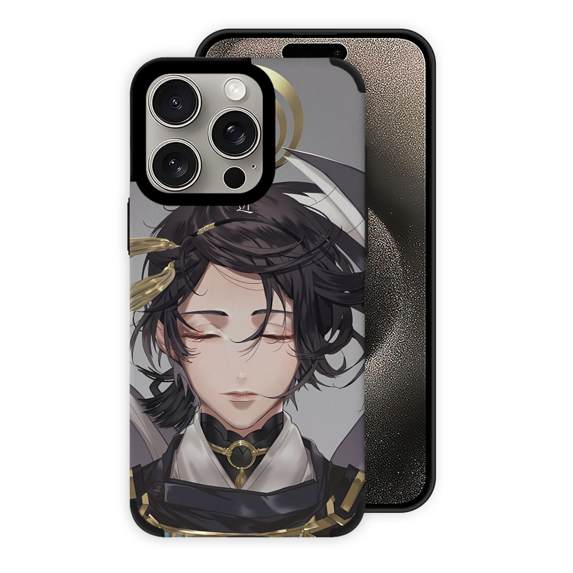 （画像用） 刀剣乱舞 Touken Ranbu 【iPhone15ProMax対応】 PUレザー スマホケース 耐衝撃＆黄変防止