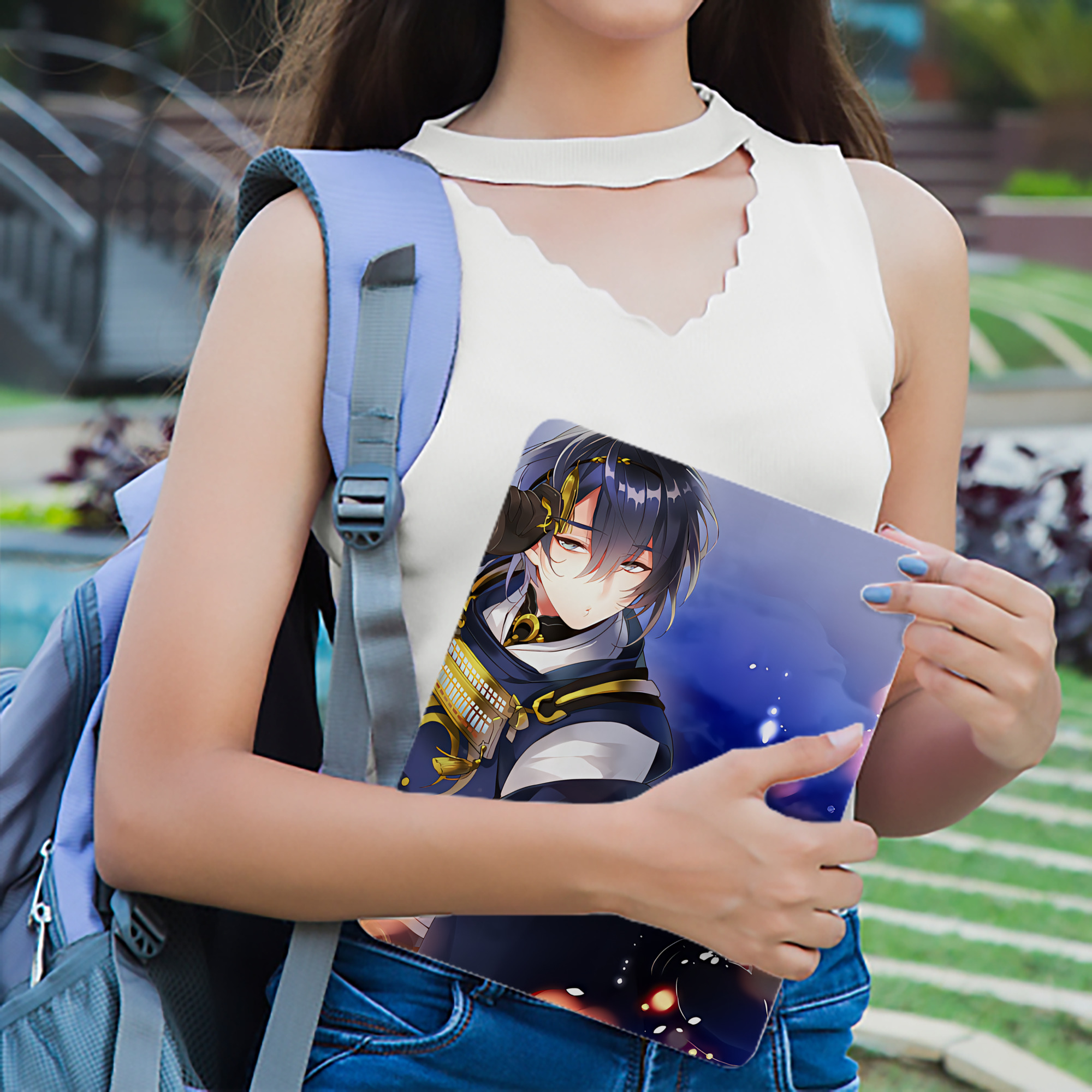 刀剣乱舞 Touken Ranbu IPad ケース ブック型 PUレザー TPU 耐衝撃 軽量 薄型 ペン収納なし 全面保護 IPad 各モデル対応