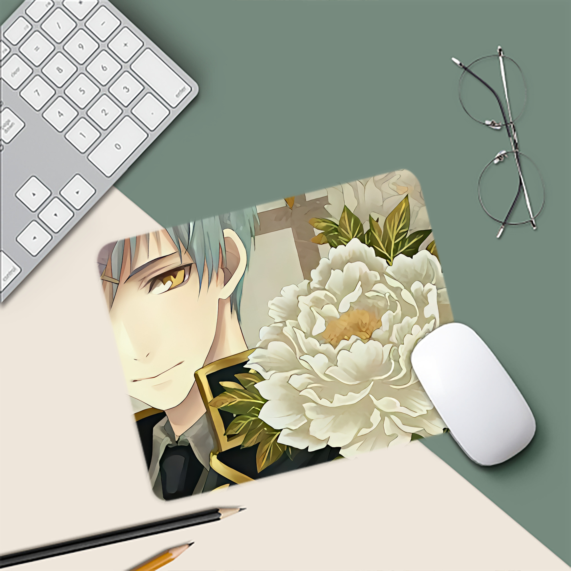 刀剣乱舞 Touken Ranbu マウスパッド ステッチ加工 ラバー素材 防水 滑り止め 超薄型 ゲーミング/オフィス対応