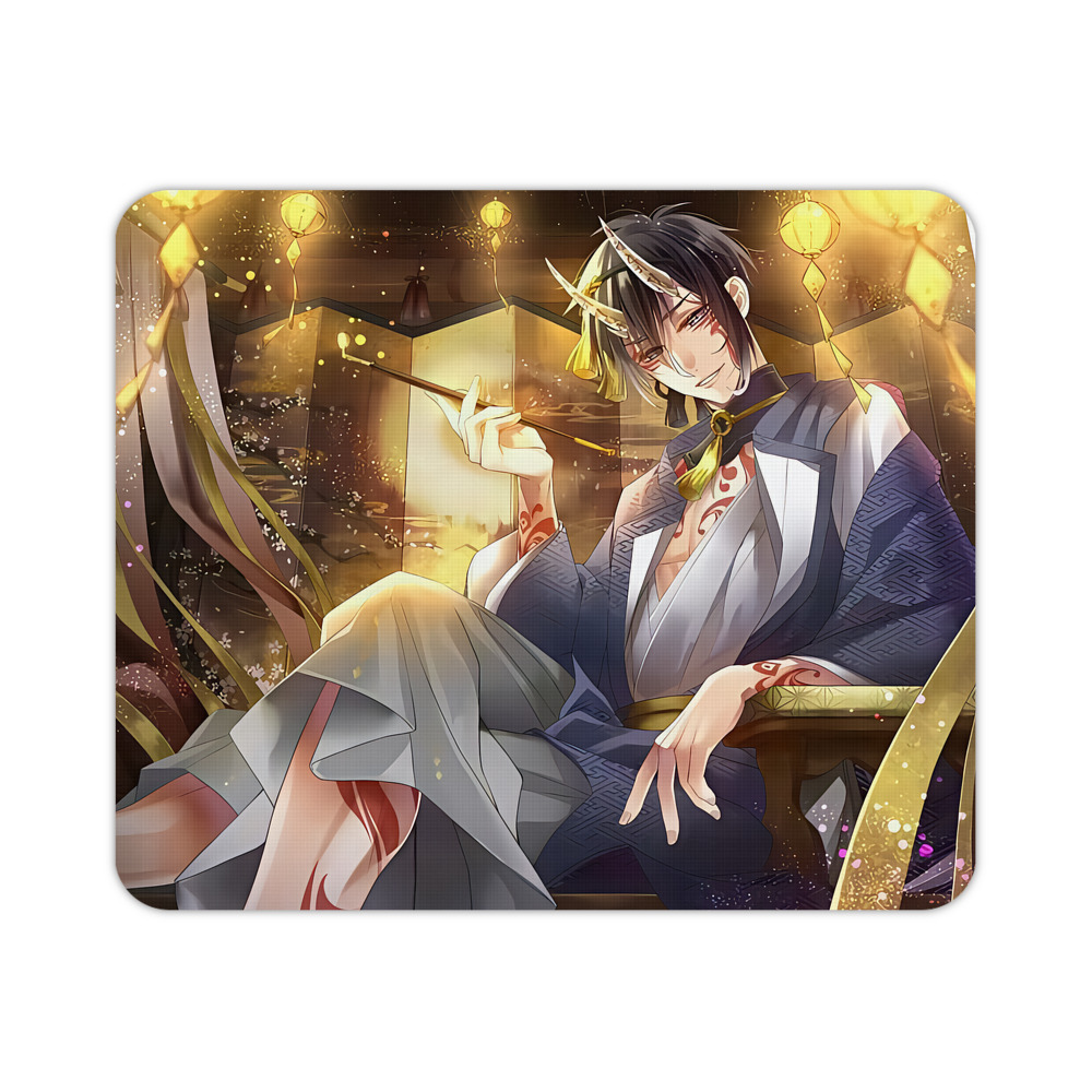（画像用） 刀剣乱舞 Touken Ranbu マウスパッド ステッチ加工 ラバー素材 防水 滑り止め 超薄型 ゲーミング/オフィス対応
