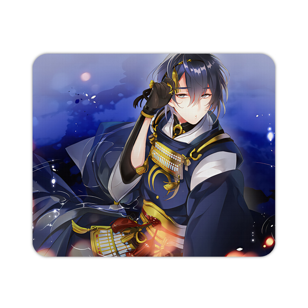（画像用） 刀剣乱舞 Touken Ranbu マウスパッド ステッチ加工 ラバー素材 防水 滑り止め 超薄型 ゲーミング/オフィス対応