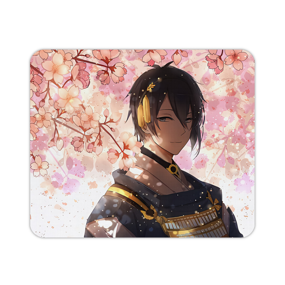 （画像用） 刀剣乱舞 Touken Ranbu マウスパッド ステッチ加工 ラバー素材 防水 滑り止め 超薄型 ゲーミング/オフィス対応