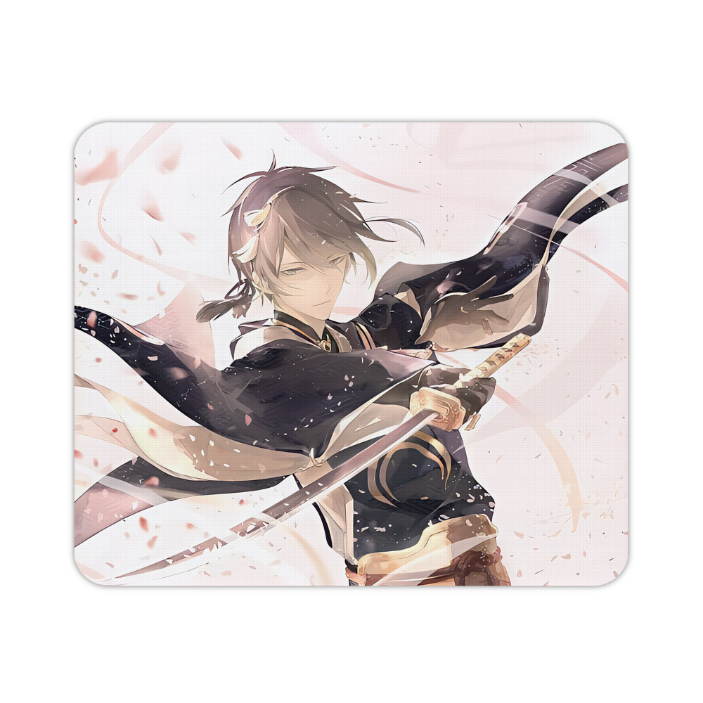 （画像用） 刀剣乱舞 Touken Ranbu マウスパッド ステッチ加工 ラバー素材 防水 滑り止め 超薄型 ゲーミング/オフィス対応