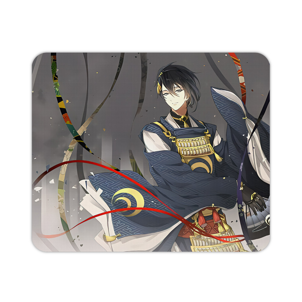 （画像用） 刀剣乱舞 Touken Ranbu マウスパッド ステッチ加工 ラバー素材 防水 滑り止め 超薄型 ゲーミング/オフィス対応