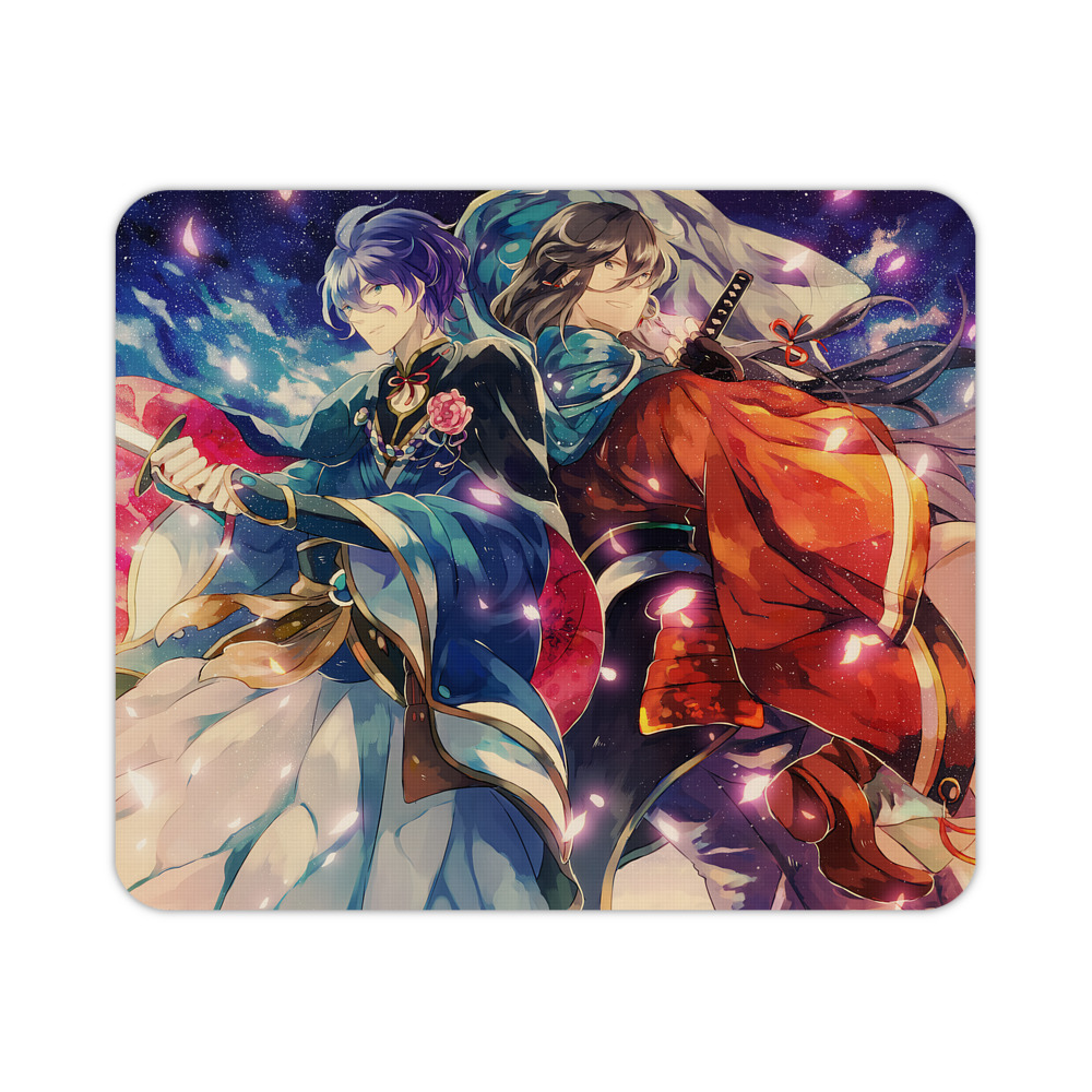 （画像用） 刀剣乱舞 Touken Ranbu マウスパッド ステッチ加工 ラバー素材 防水 滑り止め 超薄型 ゲーミング/オフィス対応