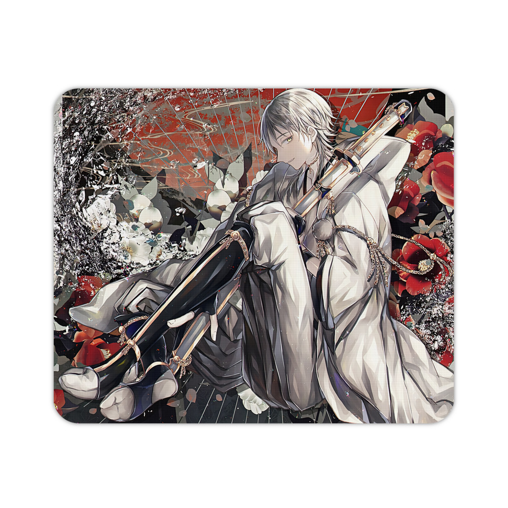 （画像用） 刀剣乱舞 Touken Ranbu マウスパッド ステッチ加工 ラバー素材 防水 滑り止め 超薄型 ゲーミング/オフィス対応