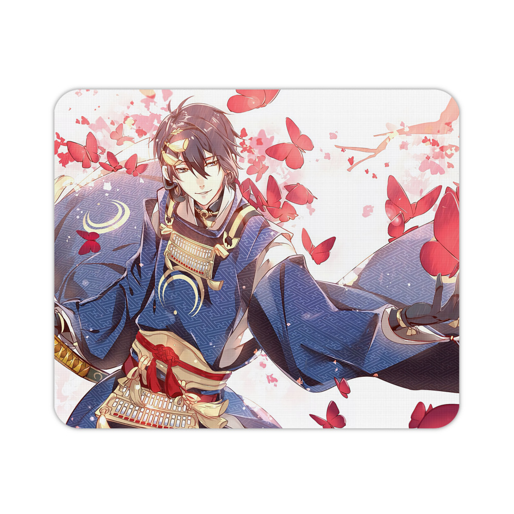 （画像用） 刀剣乱舞 Touken Ranbu マウスパッド ステッチ加工 ラバー素材 防水 滑り止め 超薄型 ゲーミング/オフィス対応