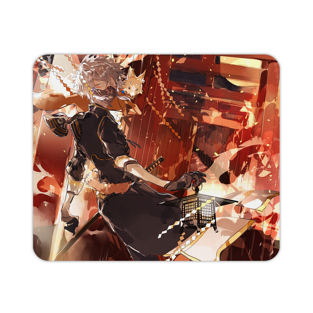 （画像用） 刀剣乱舞 Touken Ranbu マウスパッド ステッチ加工 ラバー素材 防水 滑り止め 超薄型 ゲーミング/オフィス対応