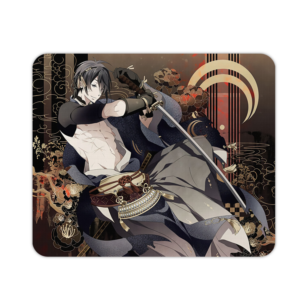 （画像用） 刀剣乱舞 Touken Ranbu マウスパッド ステッチ加工 ラバー素材 防水 滑り止め 超薄型 ゲーミング/オフィス対応