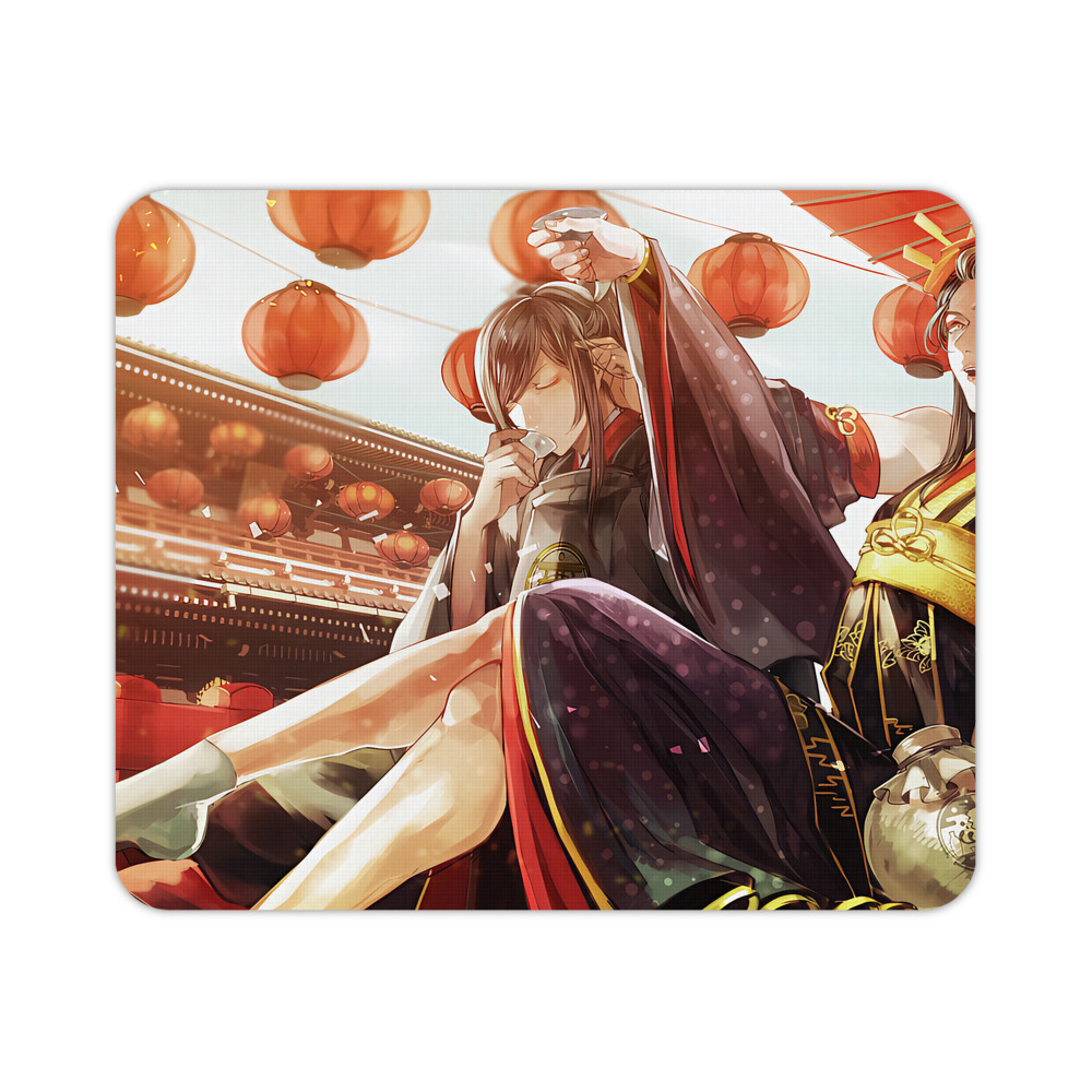（画像用） 刀剣乱舞 Touken Ranbu マウスパッド ステッチ加工 ラバー素材 防水 滑り止め 超薄型 ゲーミング/オフィス対応