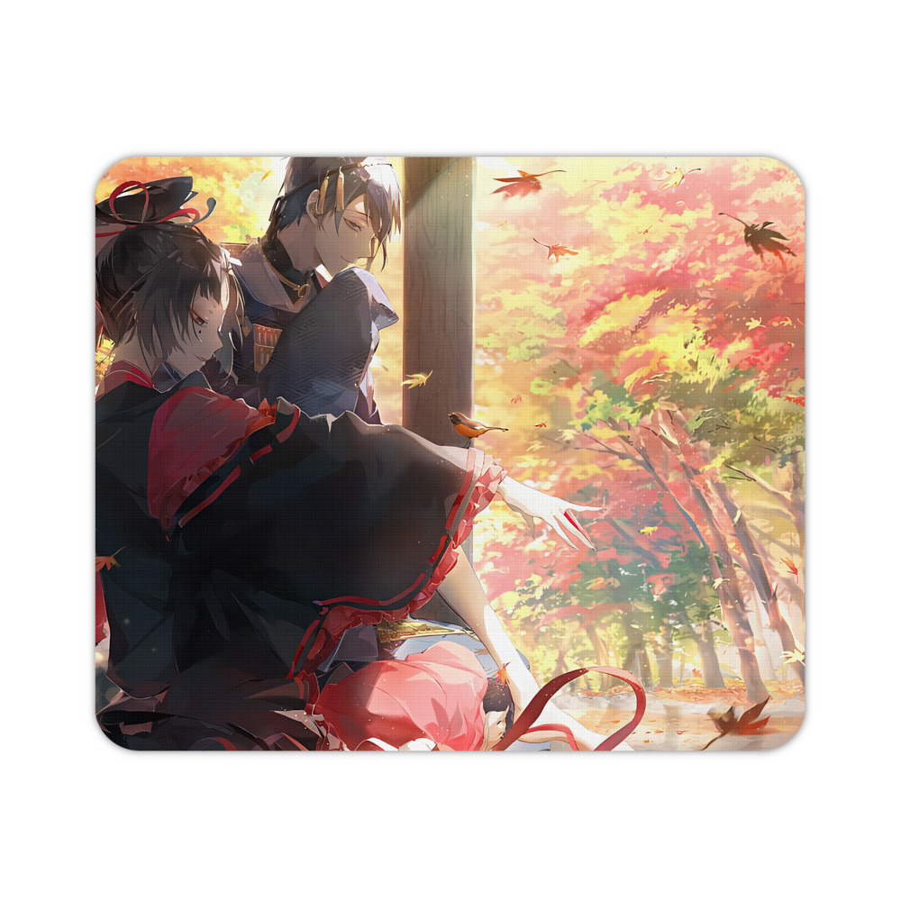 （画像用） 刀剣乱舞 Touken Ranbu マウスパッド ステッチ加工 ラバー素材 防水 滑り止め 超薄型 ゲーミング/オフィス対応