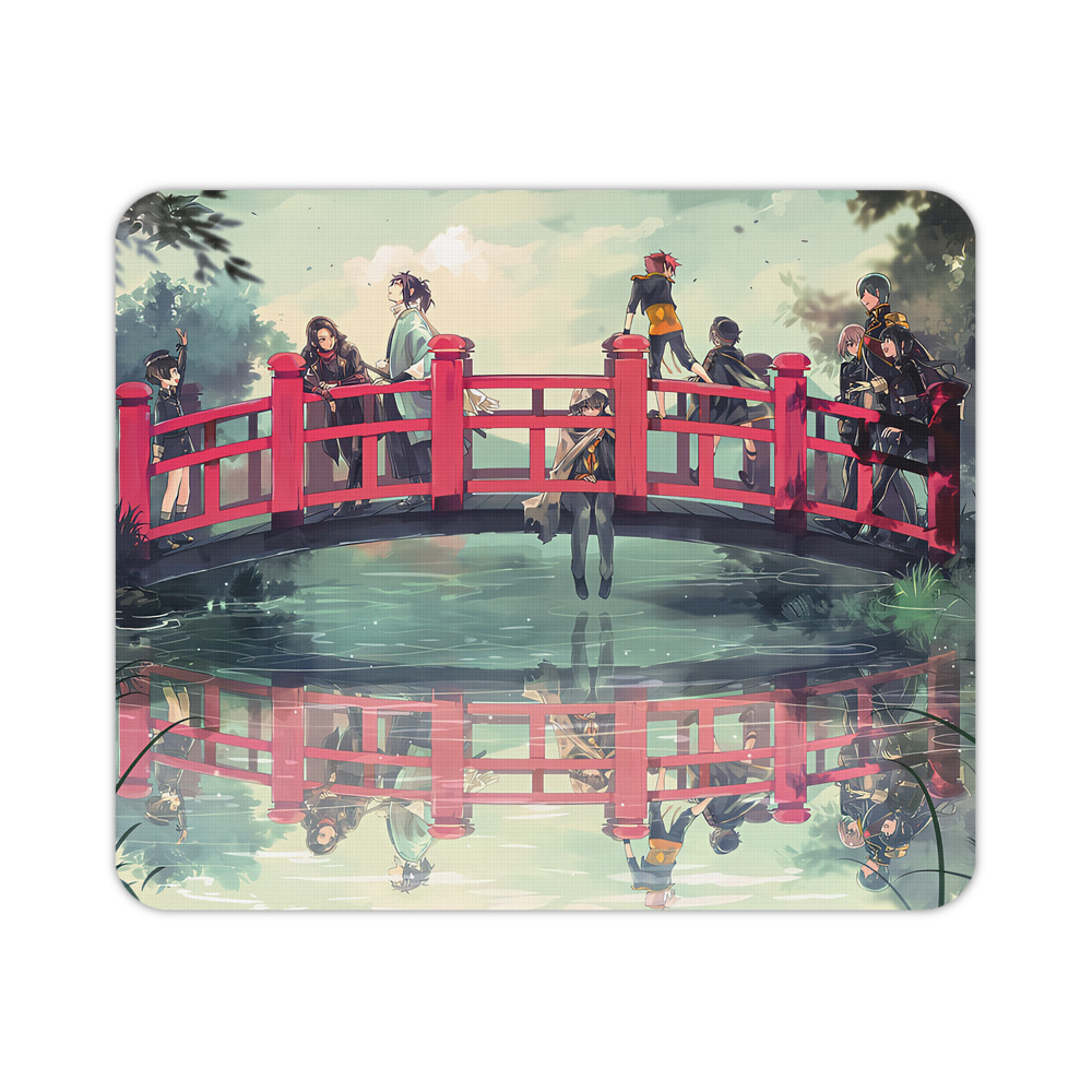 （画像用） 刀剣乱舞 Touken Ranbu マウスパッド ステッチ加工 ラバー素材 防水 滑り止め 超薄型 ゲーミング/オフィス対応