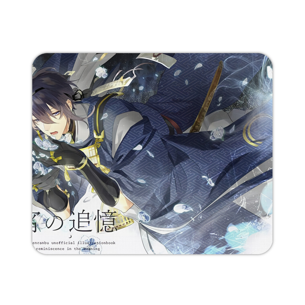（画像用） 刀剣乱舞 Touken Ranbu マウスパッド ステッチ加工 ラバー素材 防水 滑り止め 超薄型 ゲーミング/オフィス対応