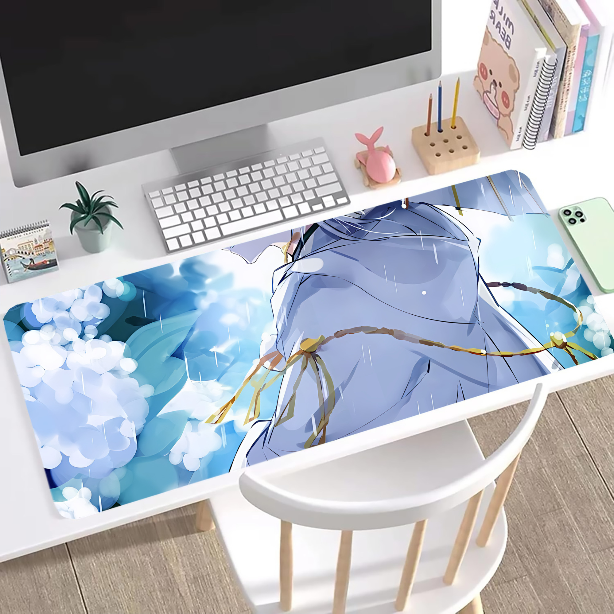（画像用） 刀剣乱舞 Touken Ranbu ステッチ加工 大判デスクマット／滑り止めマウスパッド