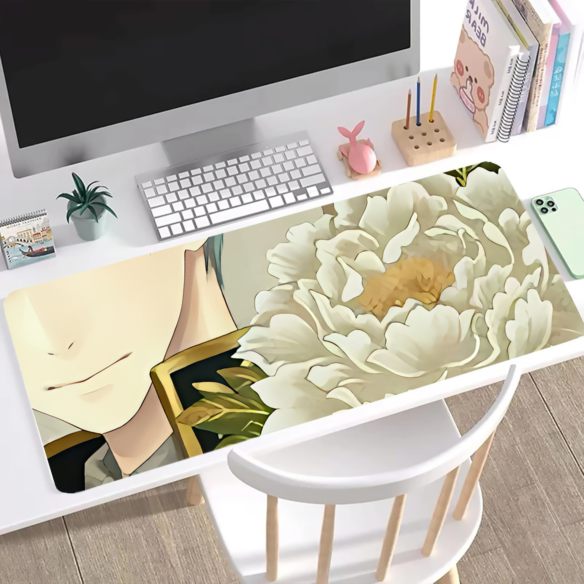 （画像用） 刀剣乱舞 Touken Ranbu ステッチ加工 大判デスクマット／滑り止めマウスパッド
