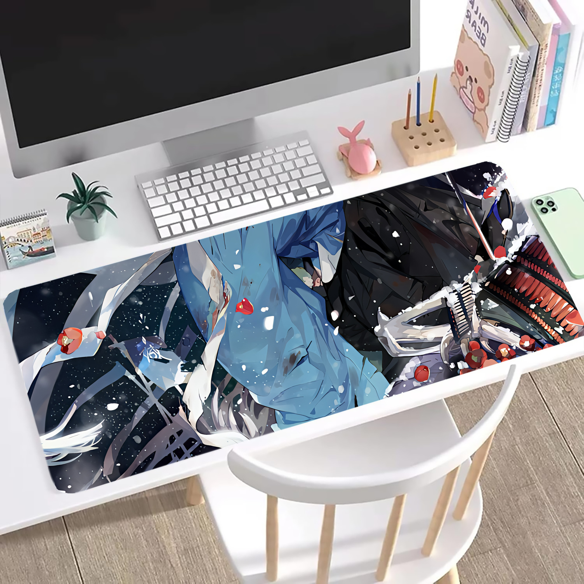 （画像用） 刀剣乱舞 Touken Ranbu ステッチ加工 大判デスクマット／滑り止めマウスパッド