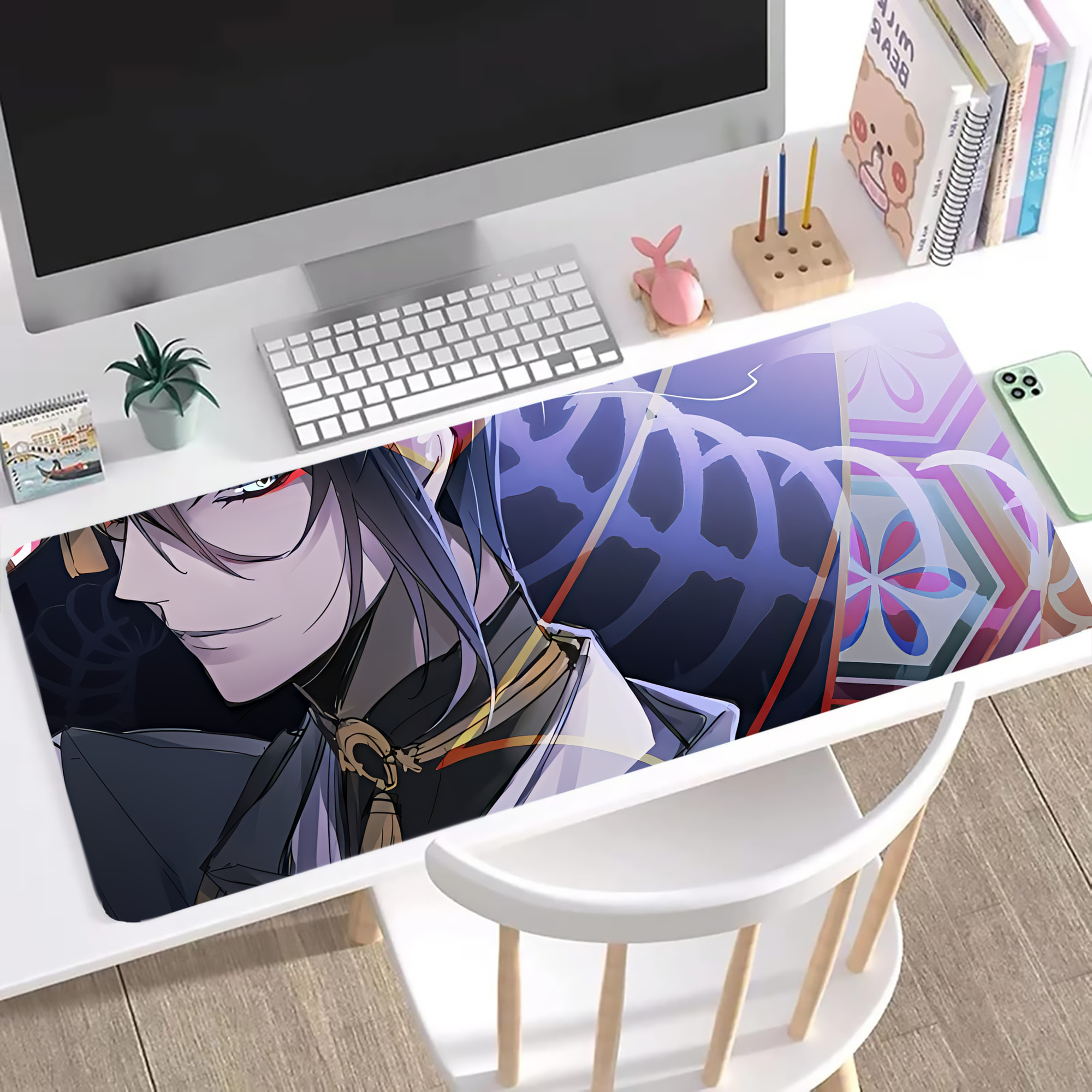 （画像用） 刀剣乱舞 Touken Ranbu ステッチ加工 大判デスクマット／滑り止めマウスパッド
