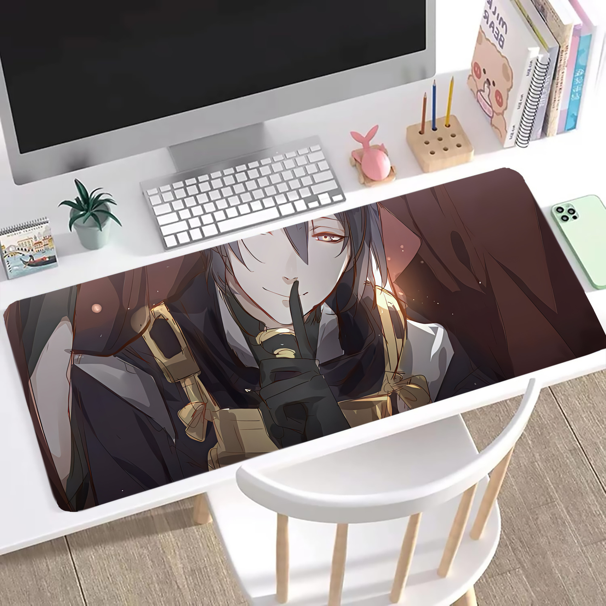 （画像用） 刀剣乱舞 Touken Ranbu ステッチ加工 大判デスクマット／滑り止めマウスパッド
