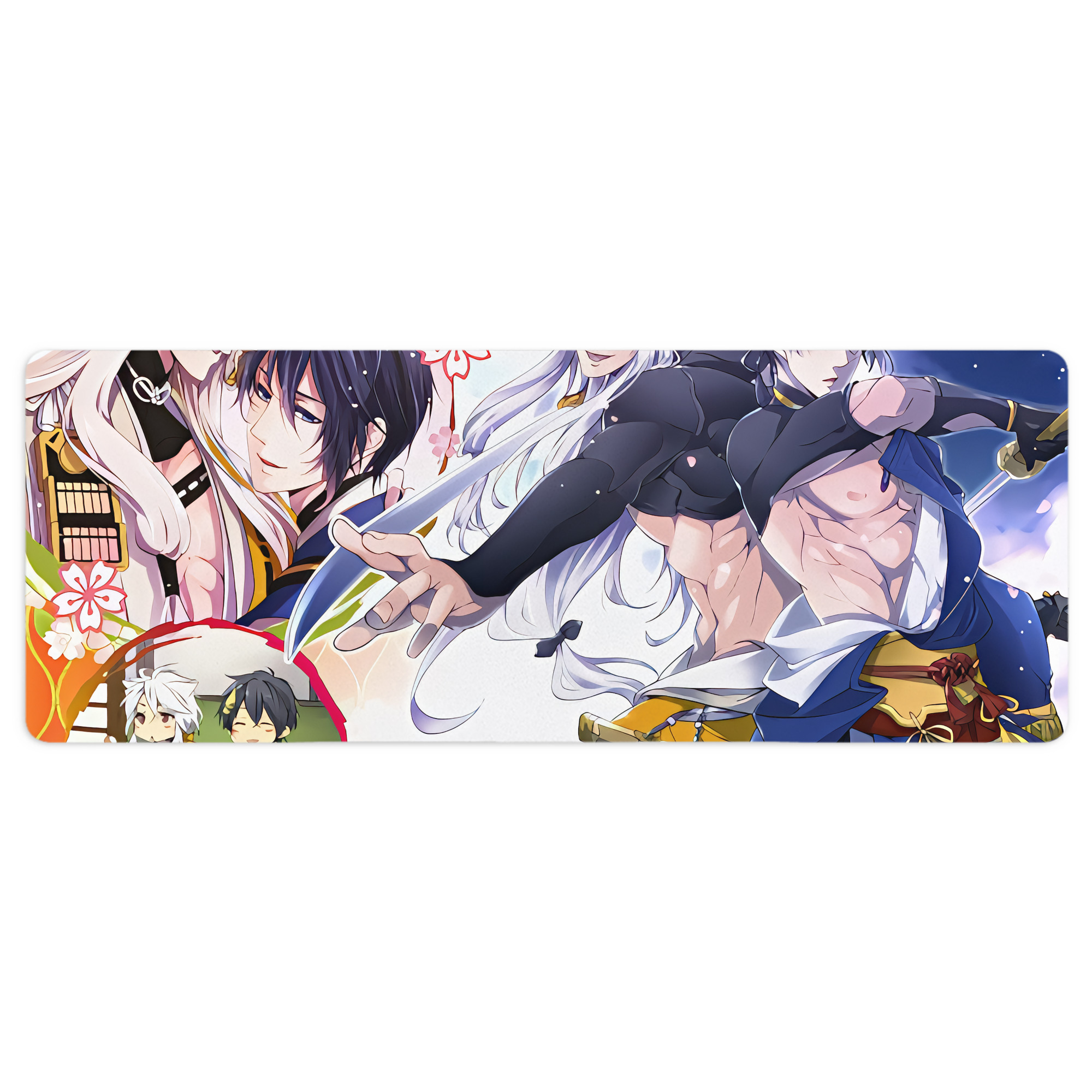 （画像用） 刀剣乱舞 Touken Ranbu ステッチ加工 大判デスクマット／滑り止めマウスパッド
