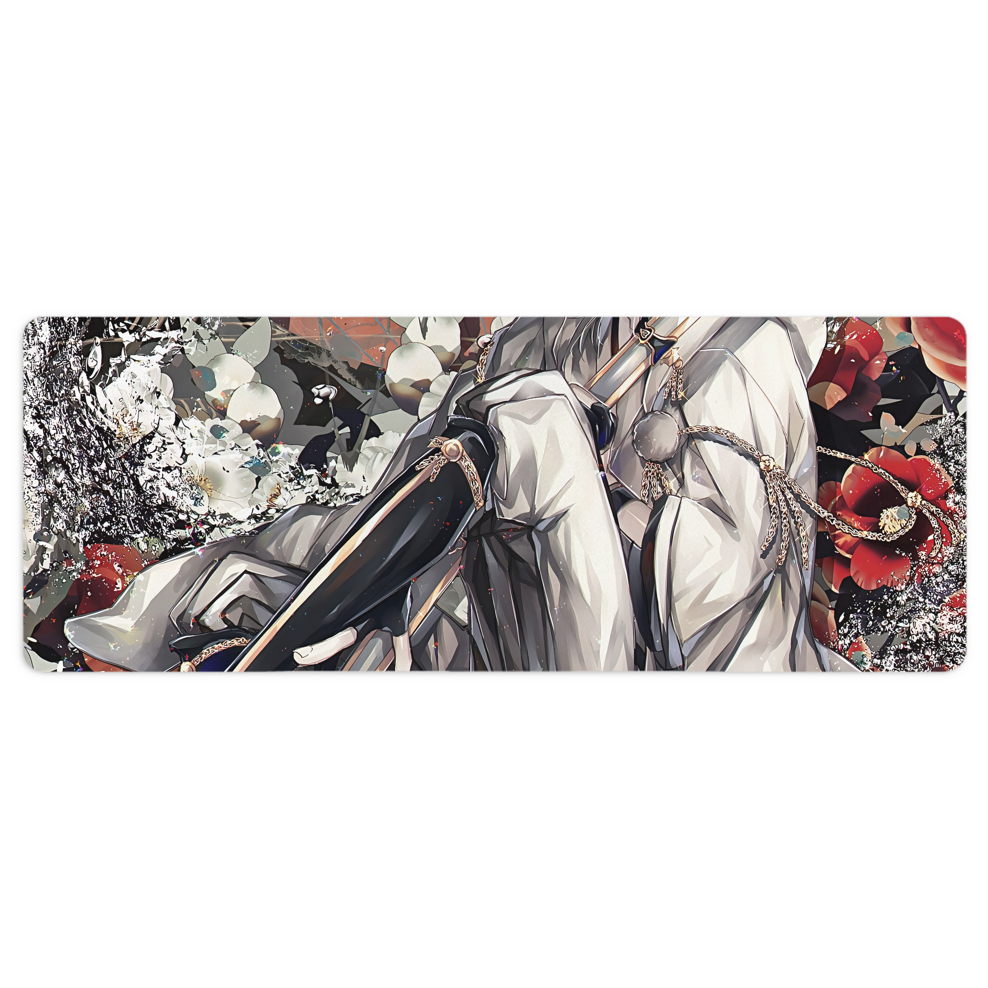（画像用） 刀剣乱舞 Touken Ranbu ステッチ加工 大判デスクマット／滑り止めマウスパッド