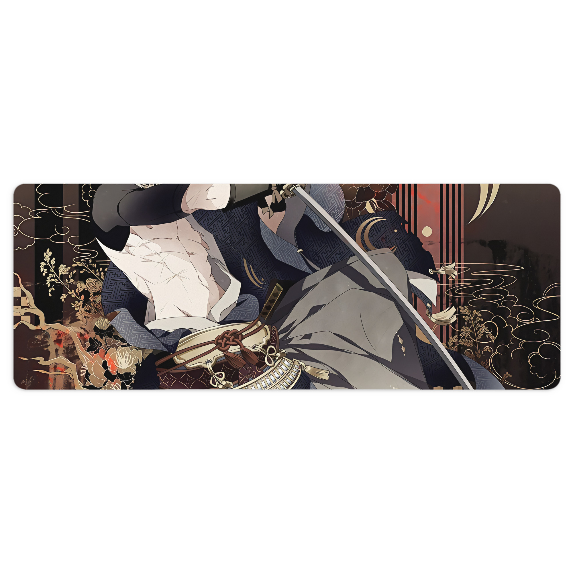 （画像用） 刀剣乱舞 Touken Ranbu ステッチ加工 大判デスクマット／滑り止めマウスパッド