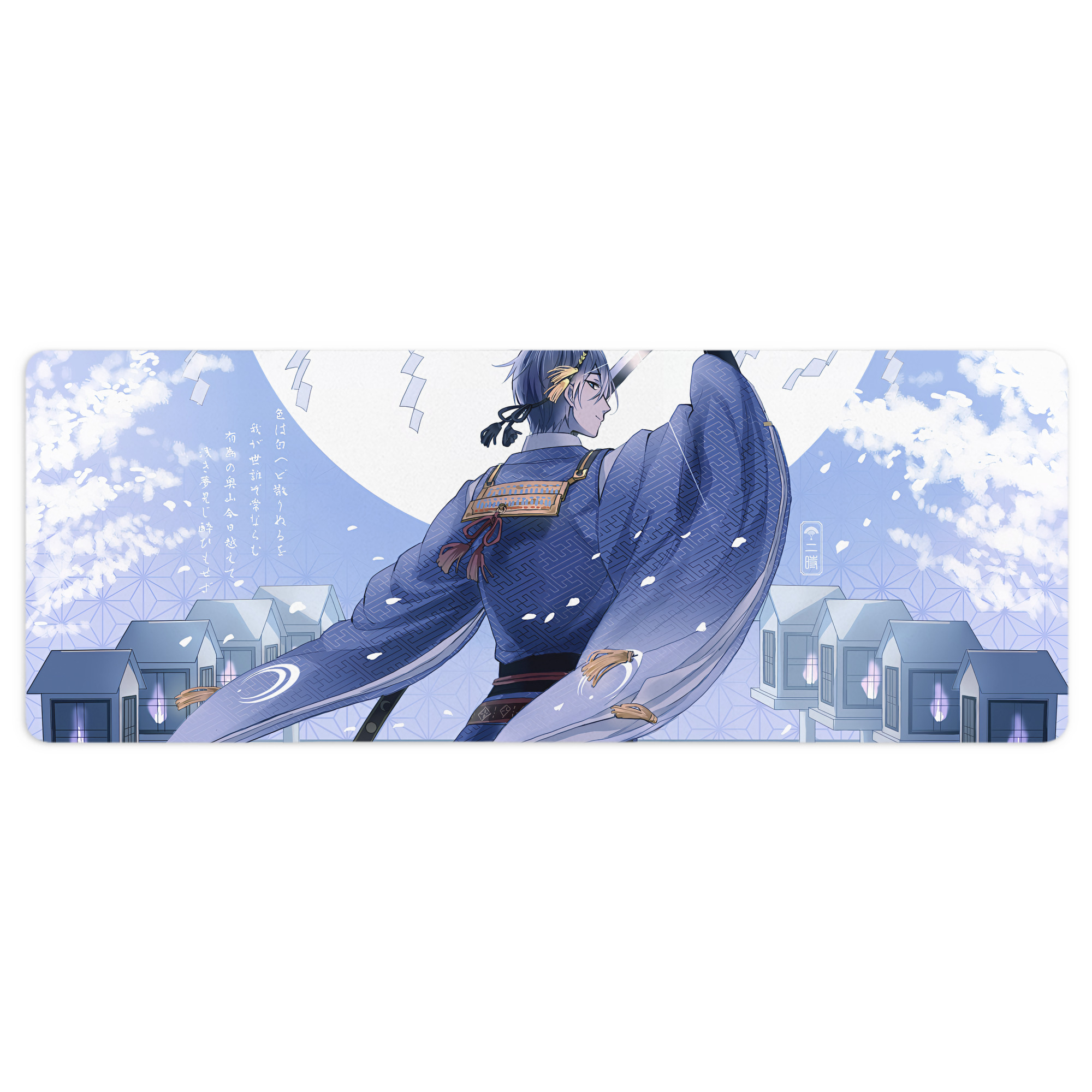 （画像用） 刀剣乱舞 Touken Ranbu ステッチ加工 大判デスクマット／滑り止めマウスパッド