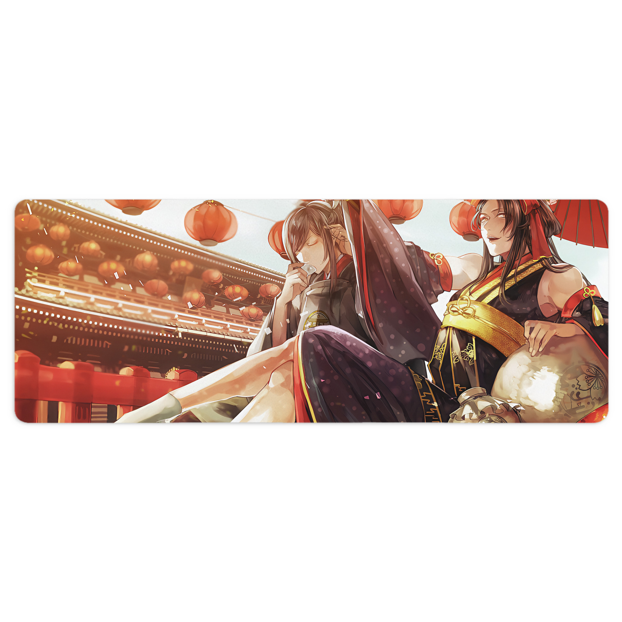 （画像用） 刀剣乱舞 Touken Ranbu ステッチ加工 大判デスクマット／滑り止めマウスパッド