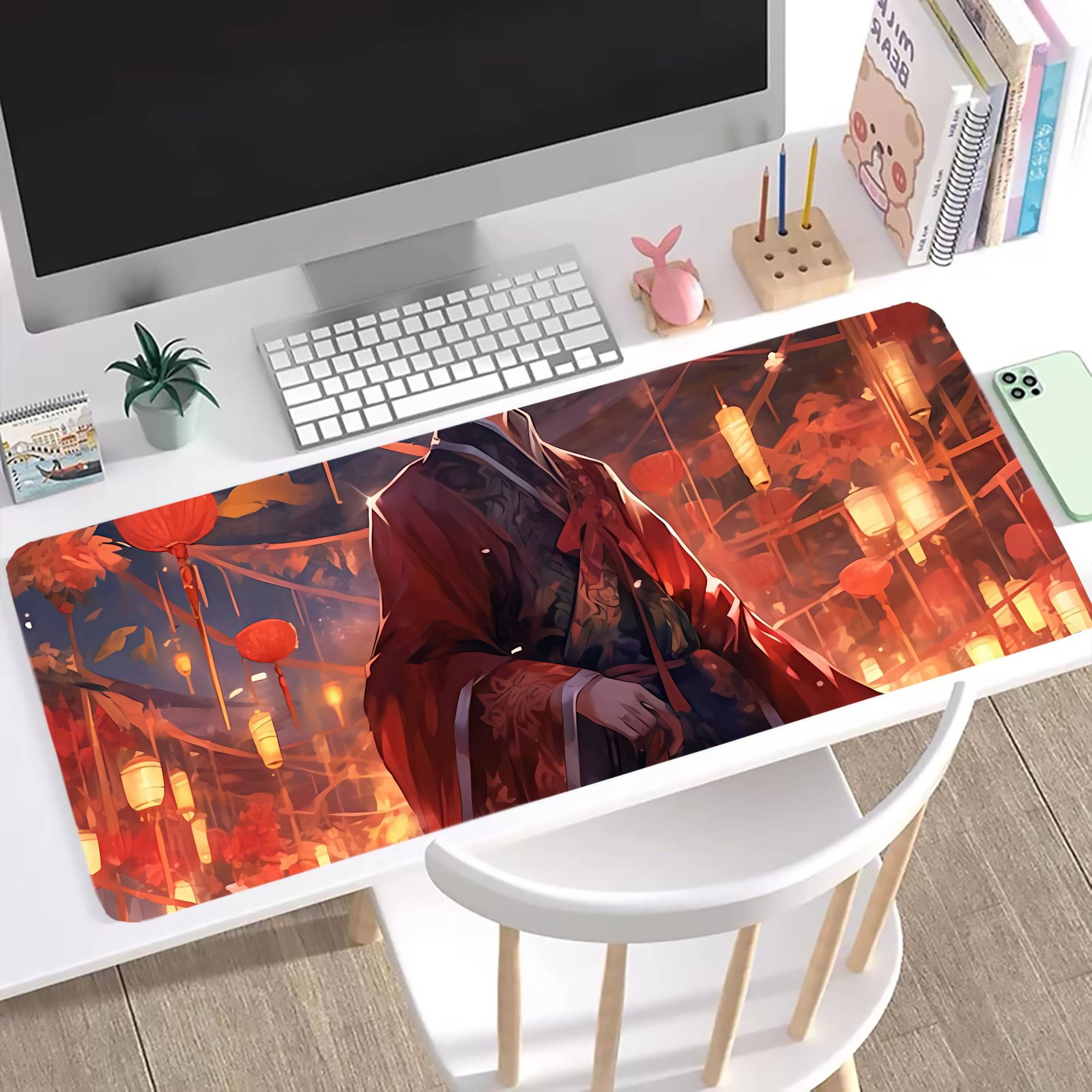 （画像用） 刀剣乱舞 Touken Ranbu ステッチ加工 大判デスクマット／滑り止めマウスパッド