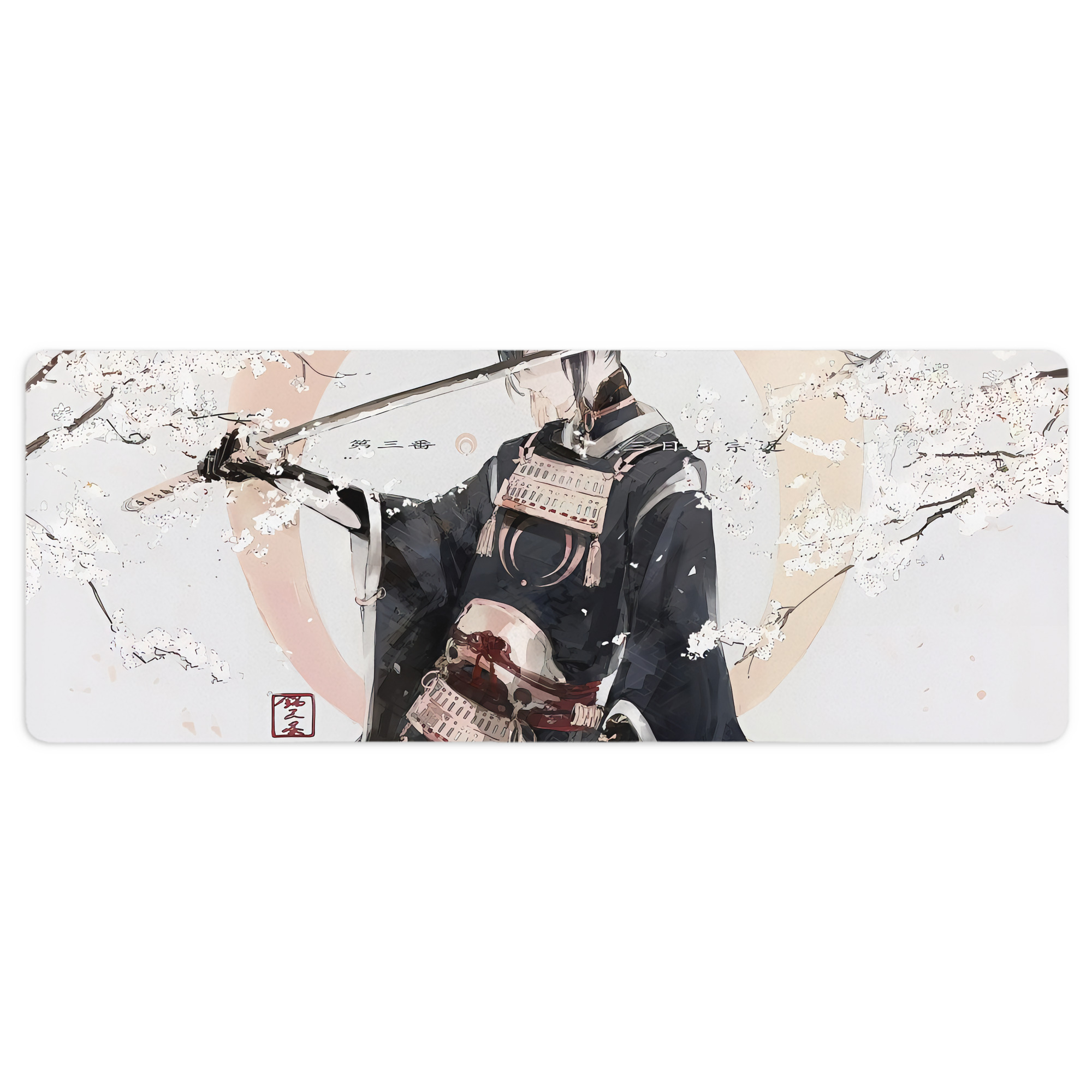 （画像用） 刀剣乱舞 Touken Ranbu ステッチ加工 大判デスクマット／滑り止めマウスパッド