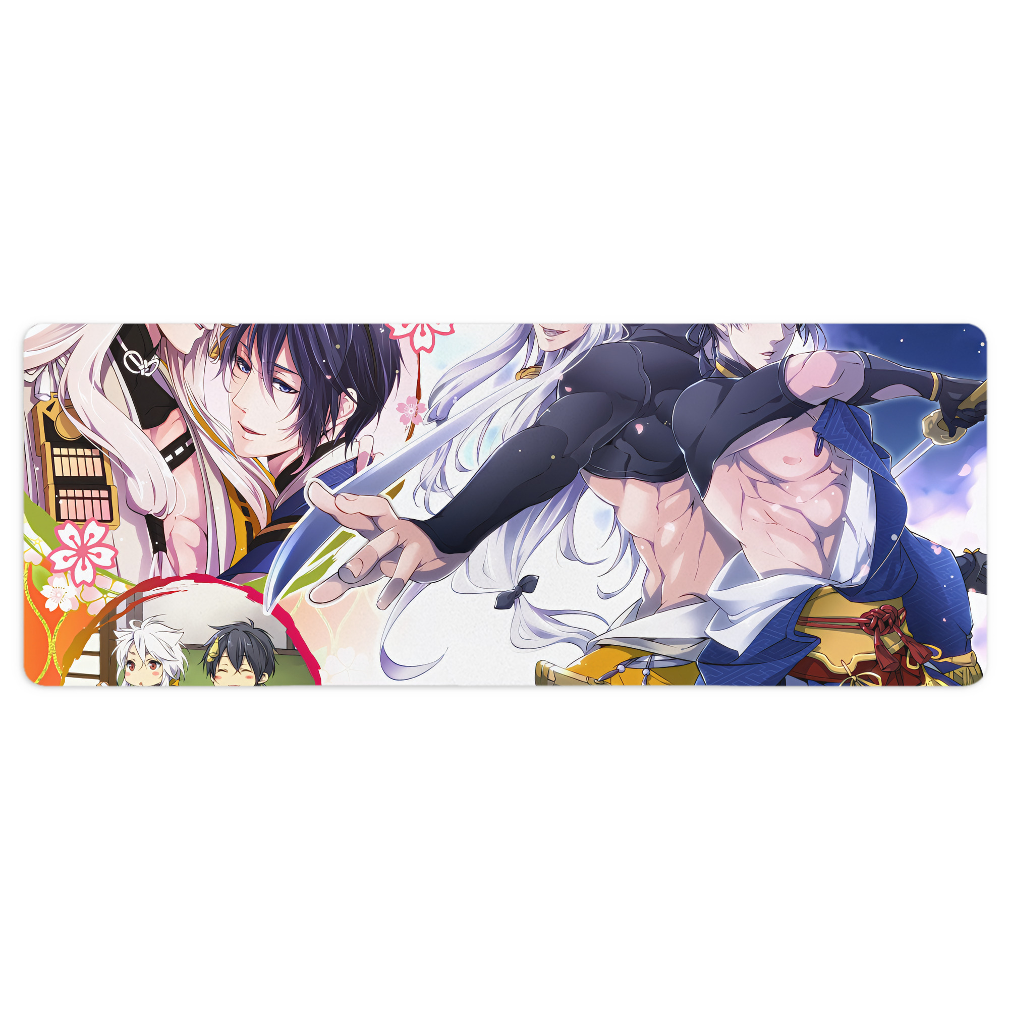 （画像用） 刀剣乱舞 Touken Ranbu ステッチ加工 大判デスクマット／滑り止めマウスパッド