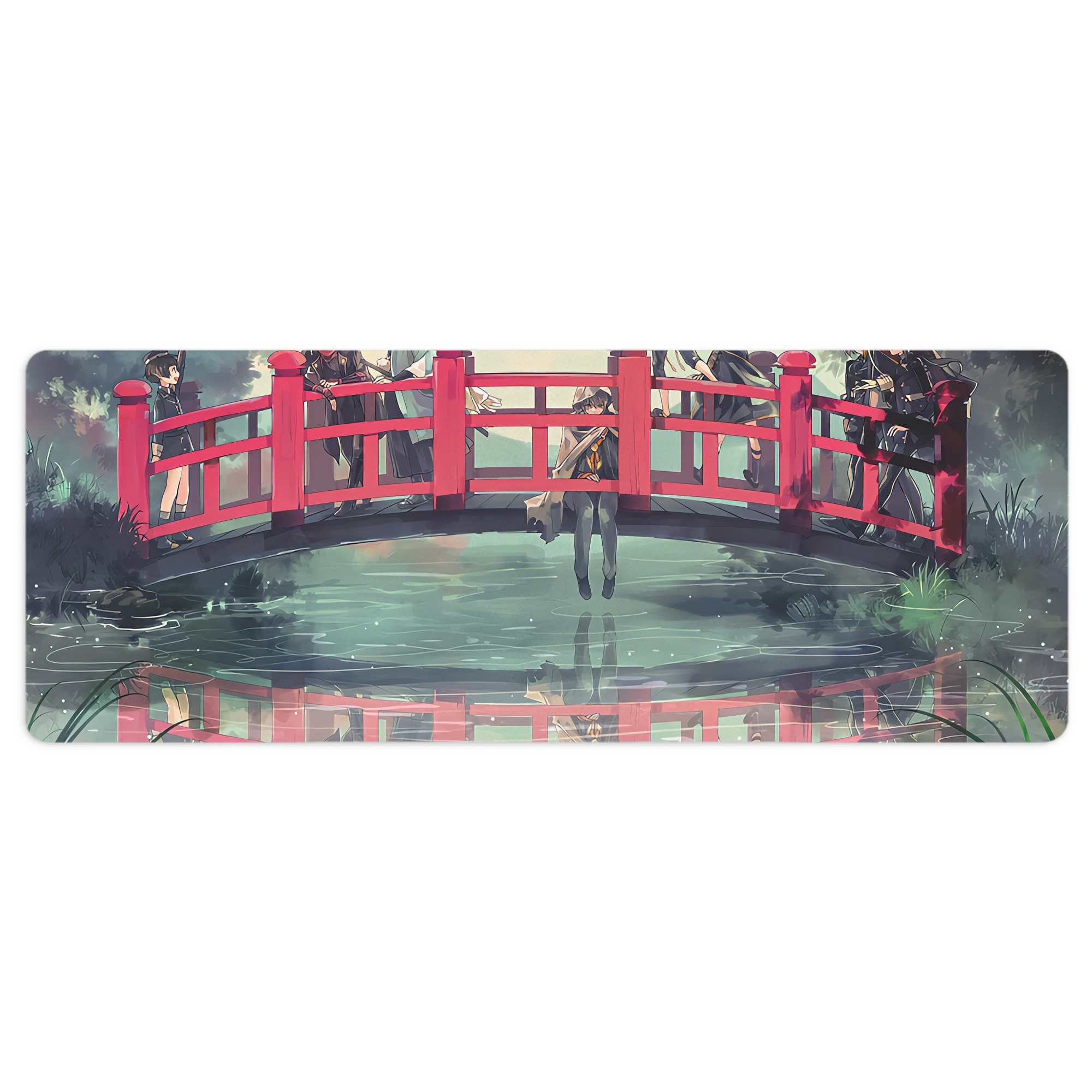 （画像用） 刀剣乱舞 Touken Ranbu ステッチ加工 大判デスクマット／滑り止めマウスパッド