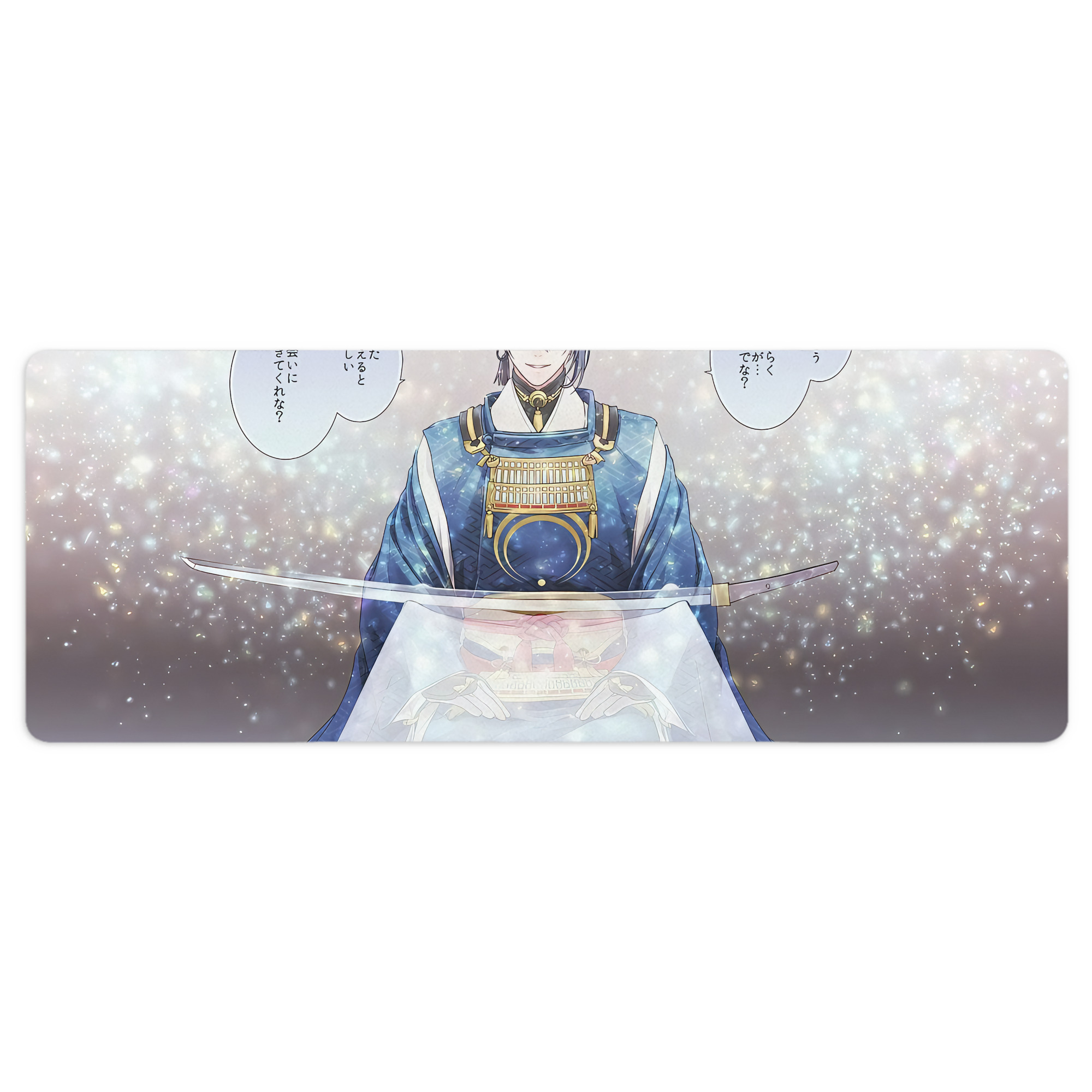 （画像用） 刀剣乱舞 Touken Ranbu ステッチ加工 大判デスクマット／滑り止めマウスパッド